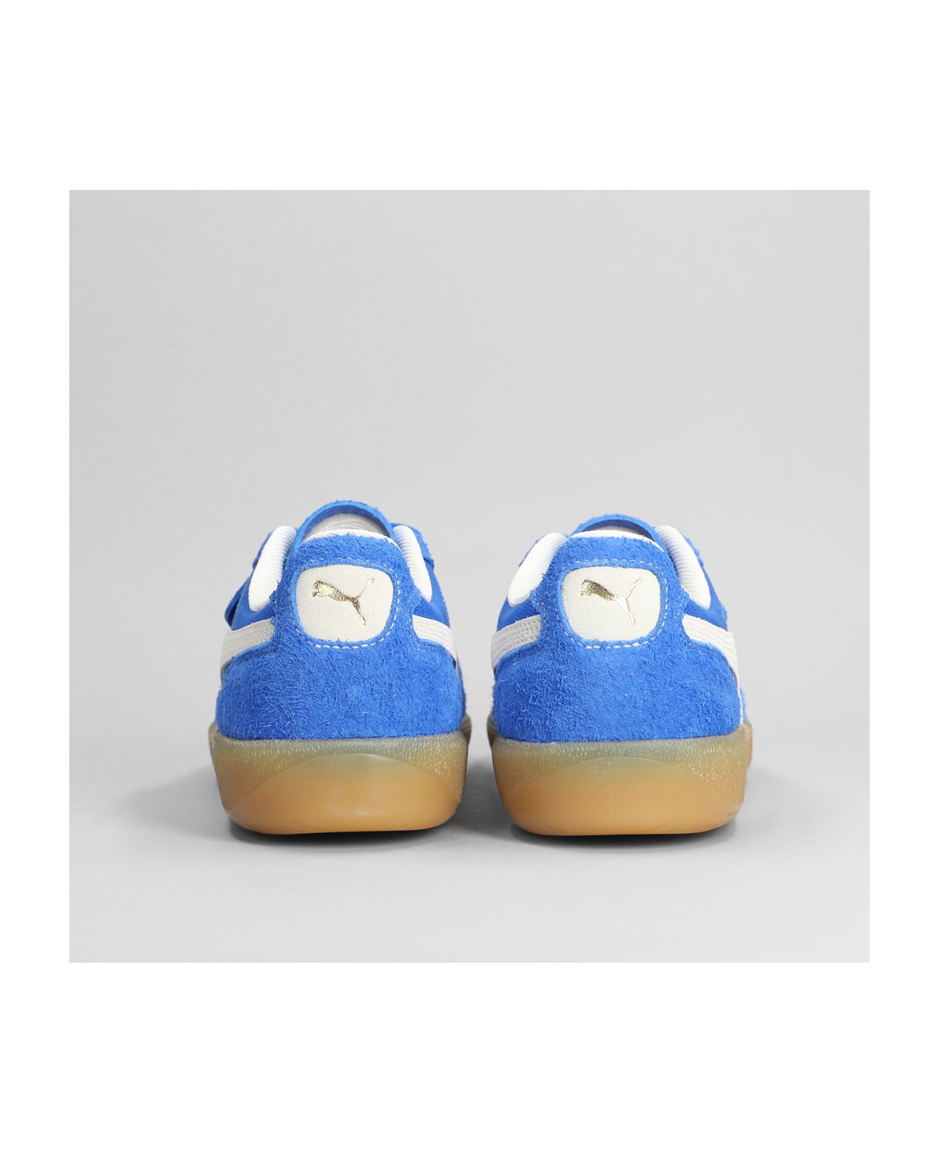 Puma Palermo Sneakers In Blue Suede - blue