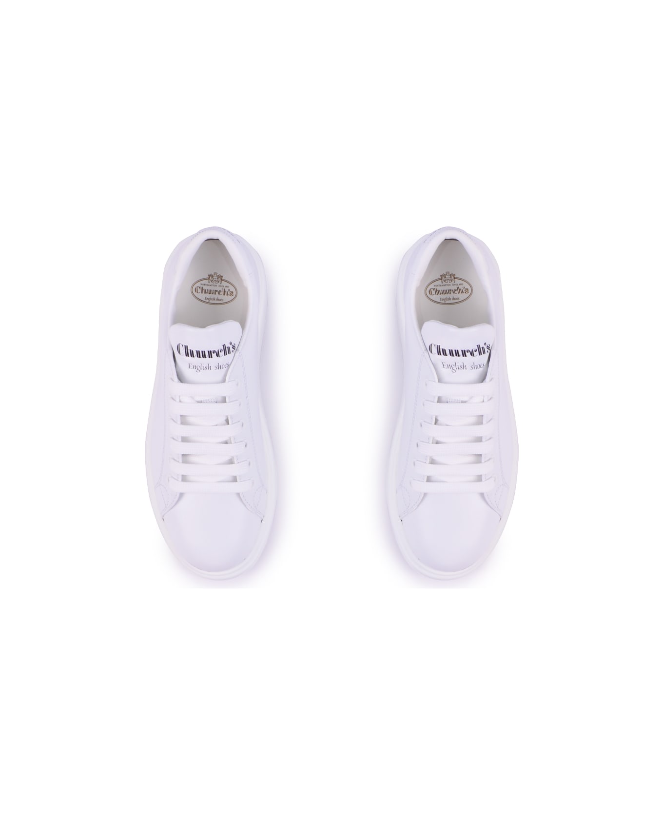 Church's Leather Sneakers - White