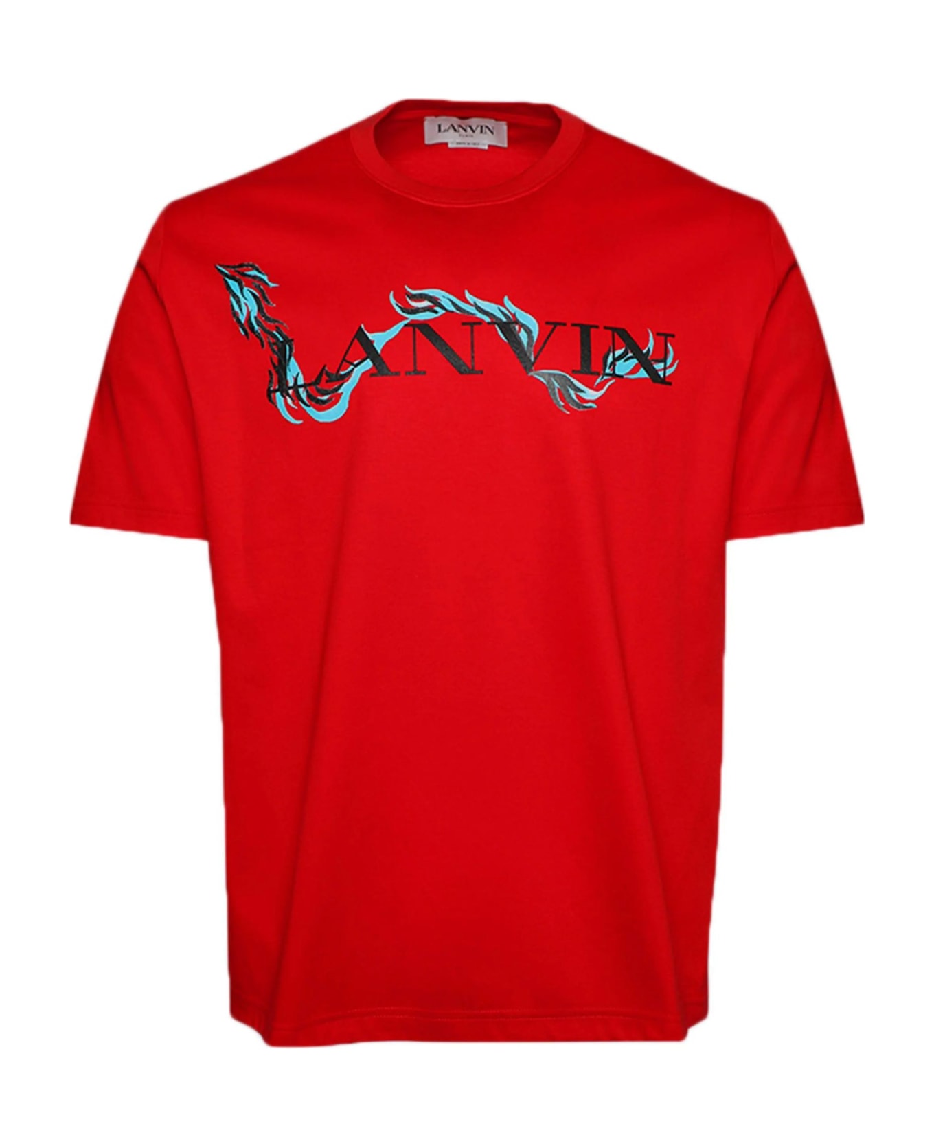 Lanvin T-shirts And Polos Red - Red シャツ