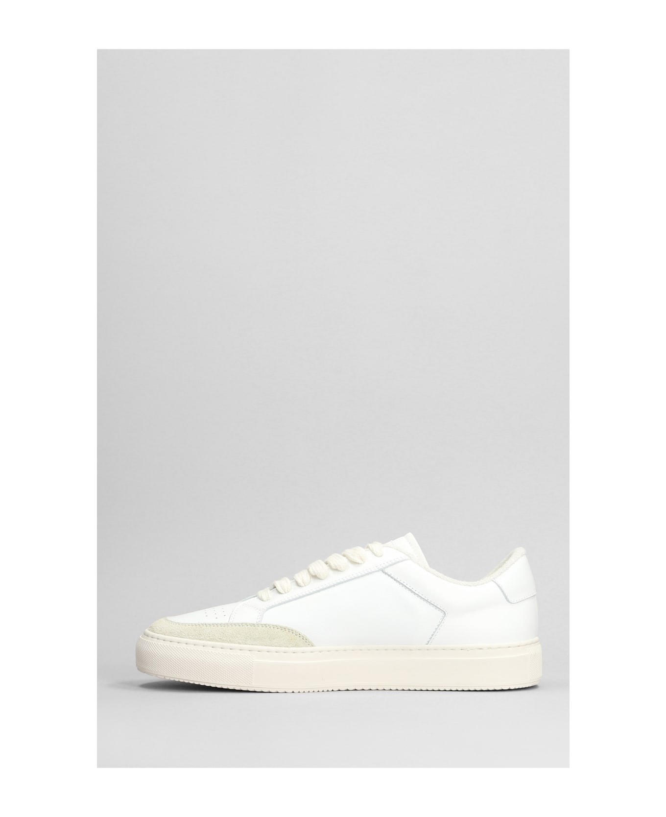 Common Projects Tennis Pro Sneakers In White Leather - White