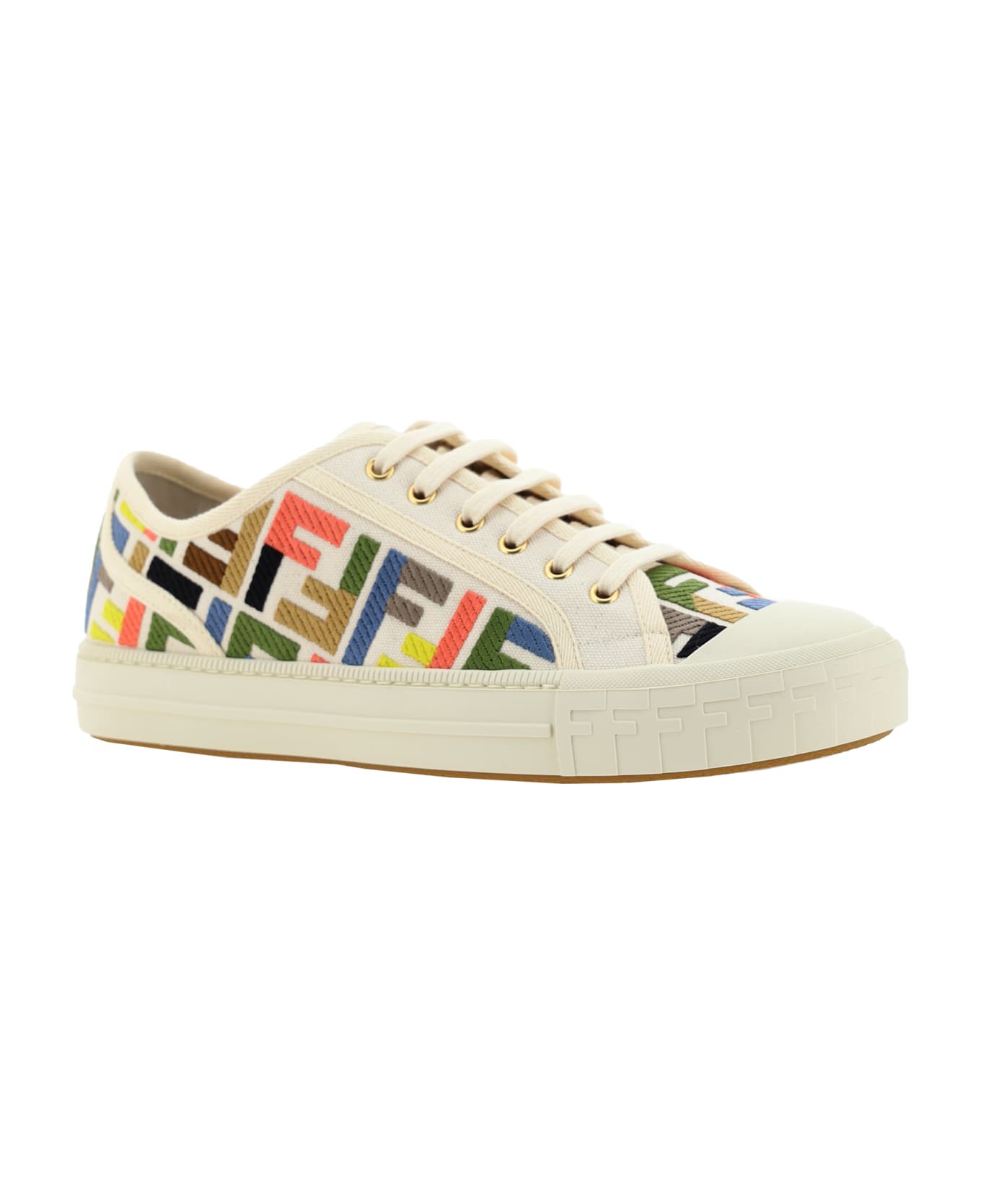 Fendi Domino Sneakers - Grezzo Multicolor