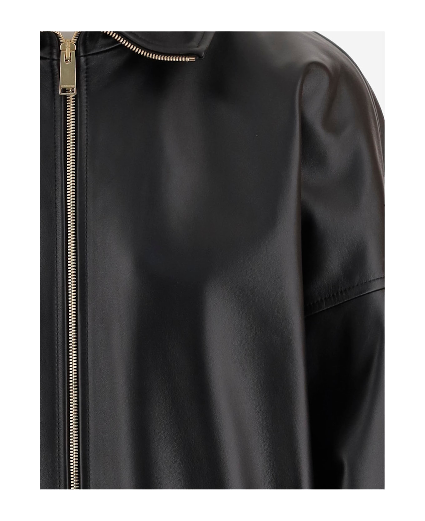 DARKPARK Celine Aviator Jacket In Nappa Leather - Black