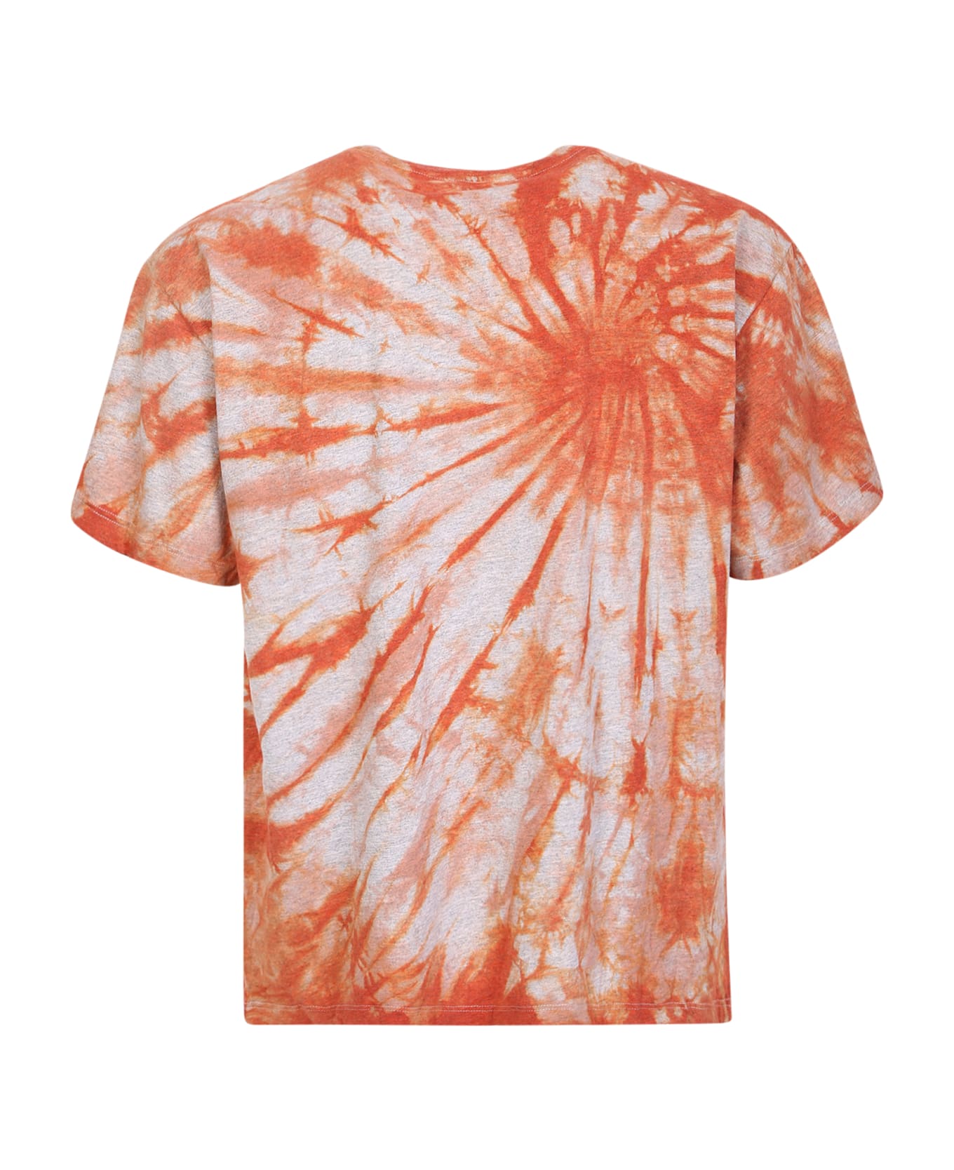Aries Temple Tie Dye T-shirt - Orange