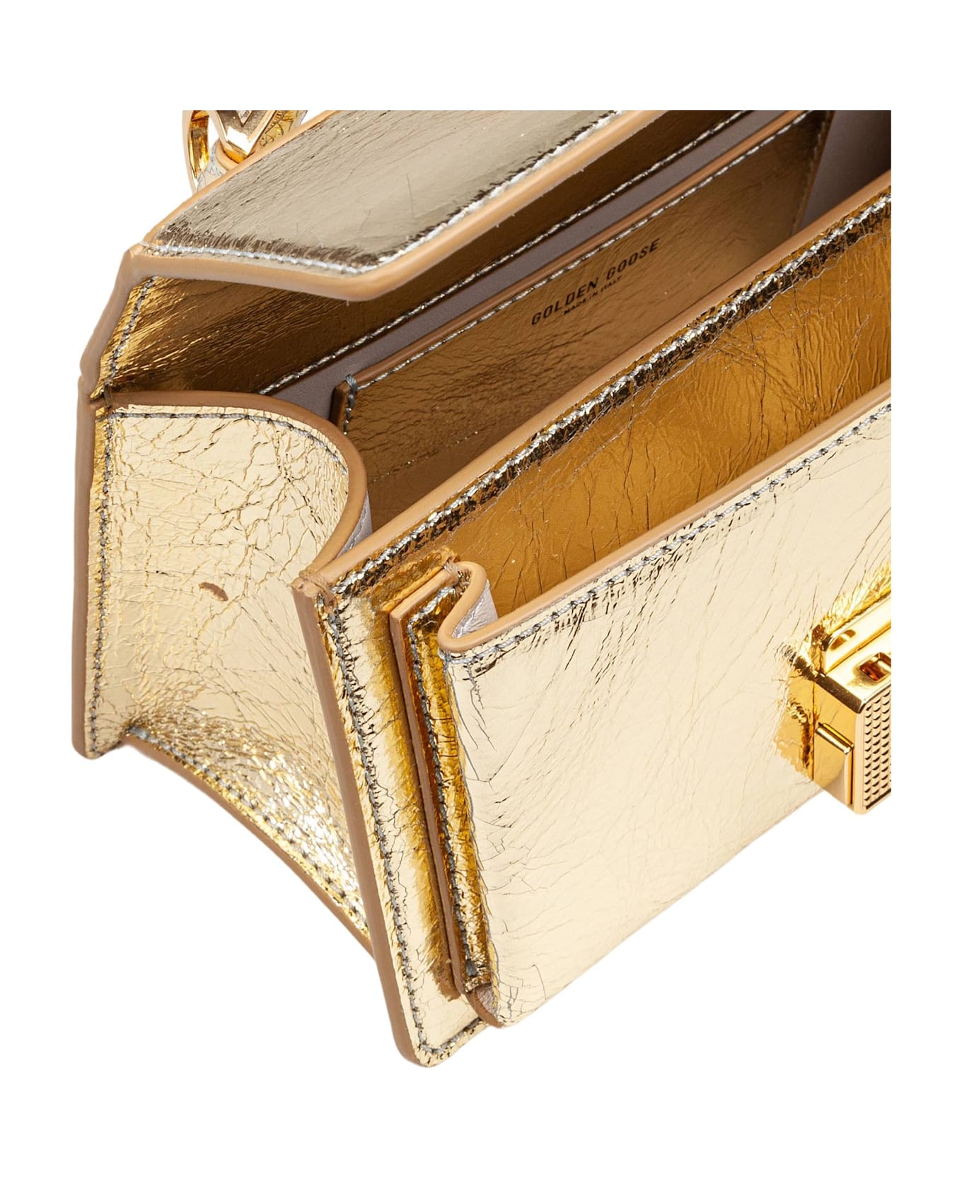 Golden Goose Venezia Small Handbag - Light Gold