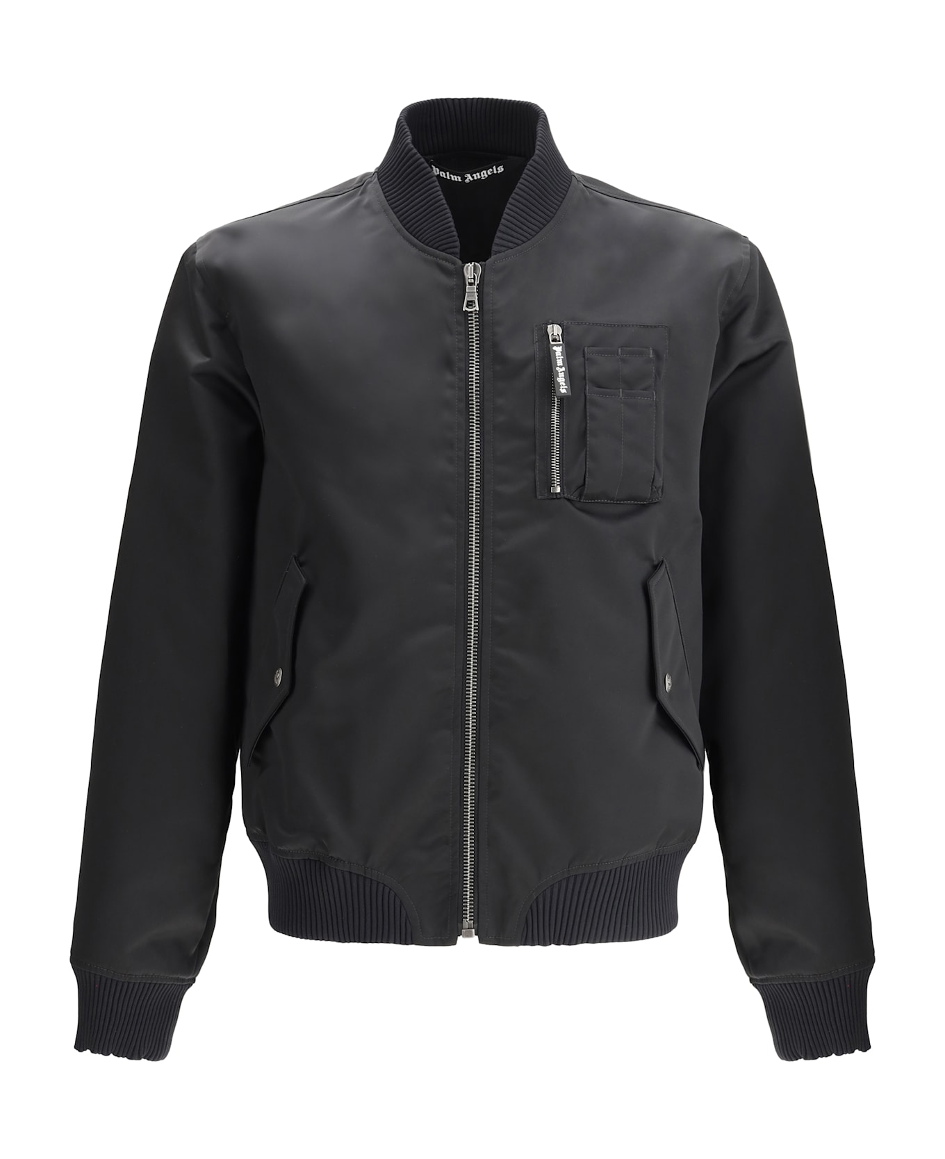 Palm Angels Bomber Jacket - Black - Black