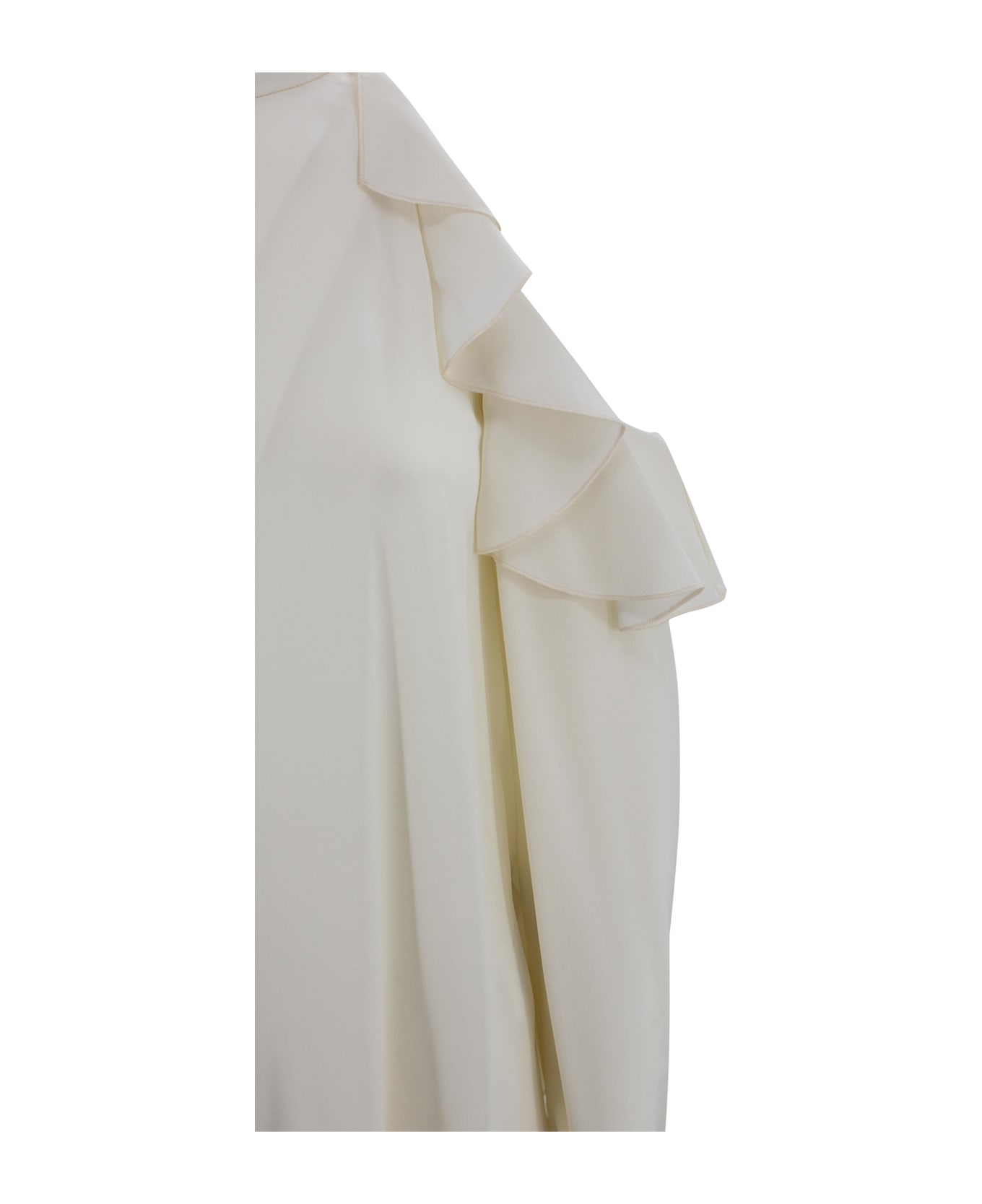 Etro Draped Detail Blouse - White