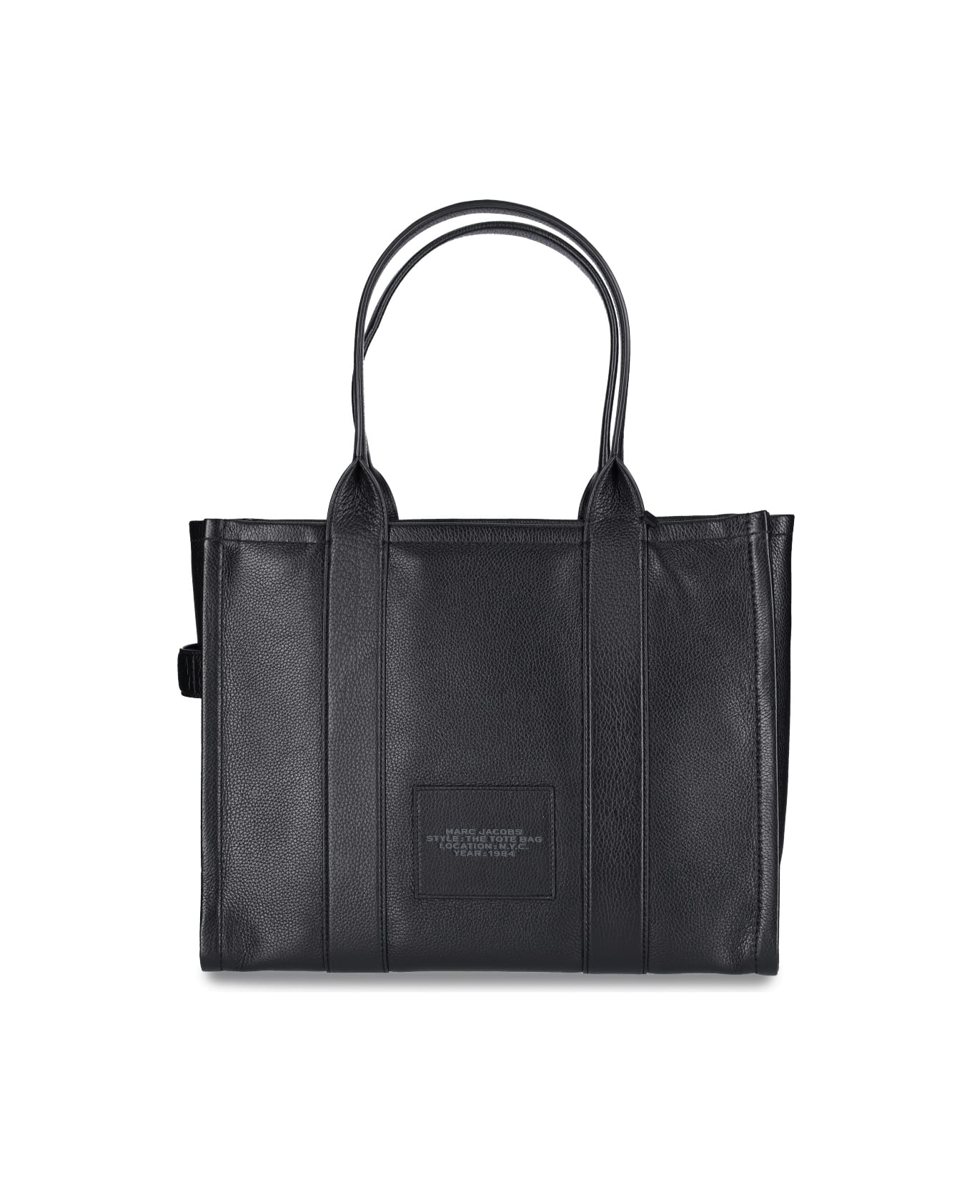 Marc Jacobs The Leather Large Tote Bag - Black トートバッグ