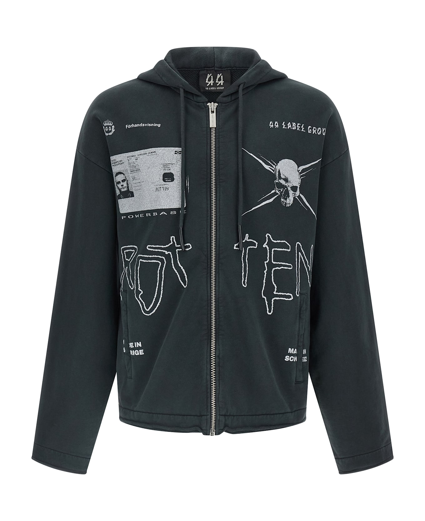 44 Label Group 
commission
 Hoodie - Black  