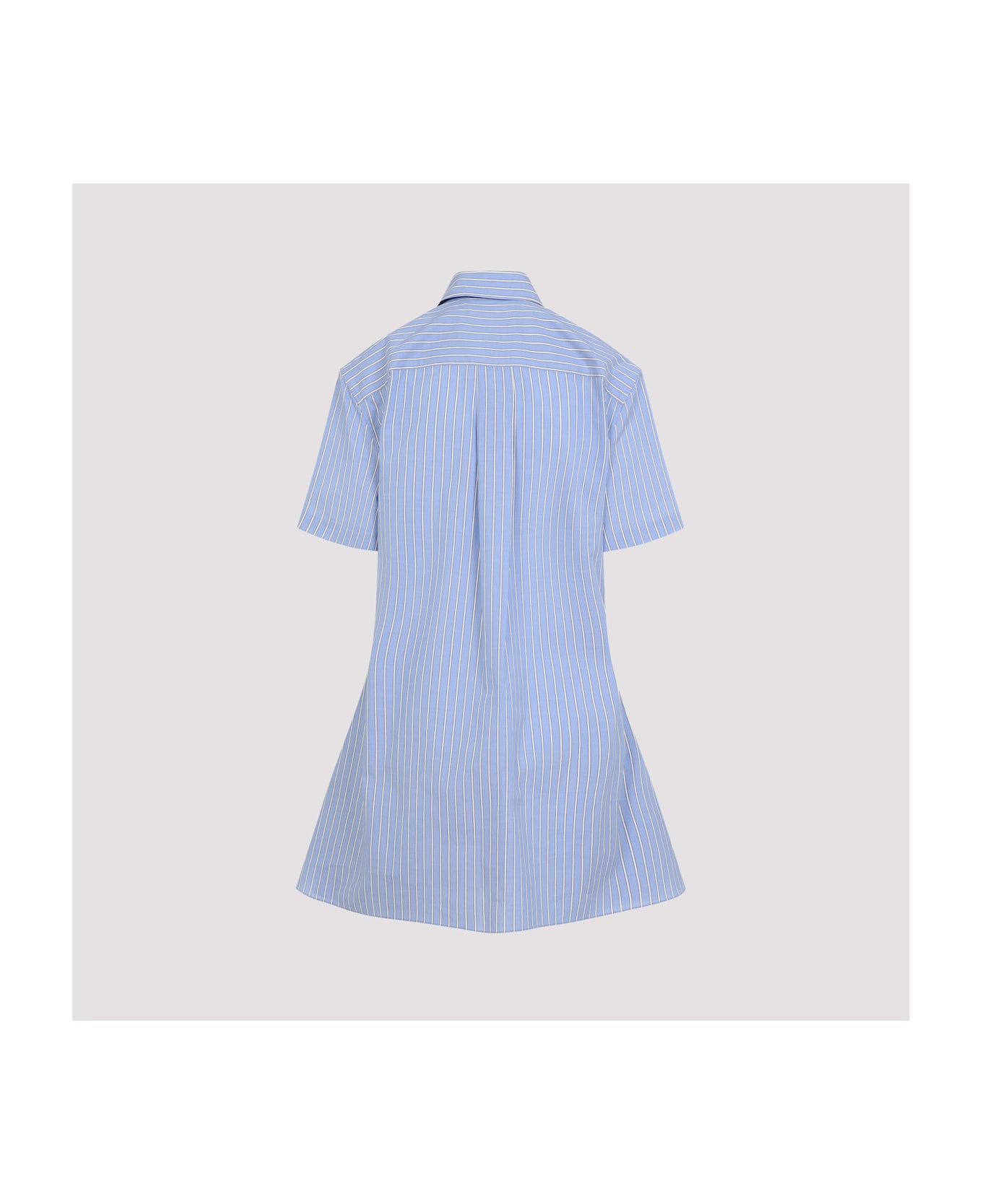 Marni Light Blue Cotton Mini Dress - Blue China
