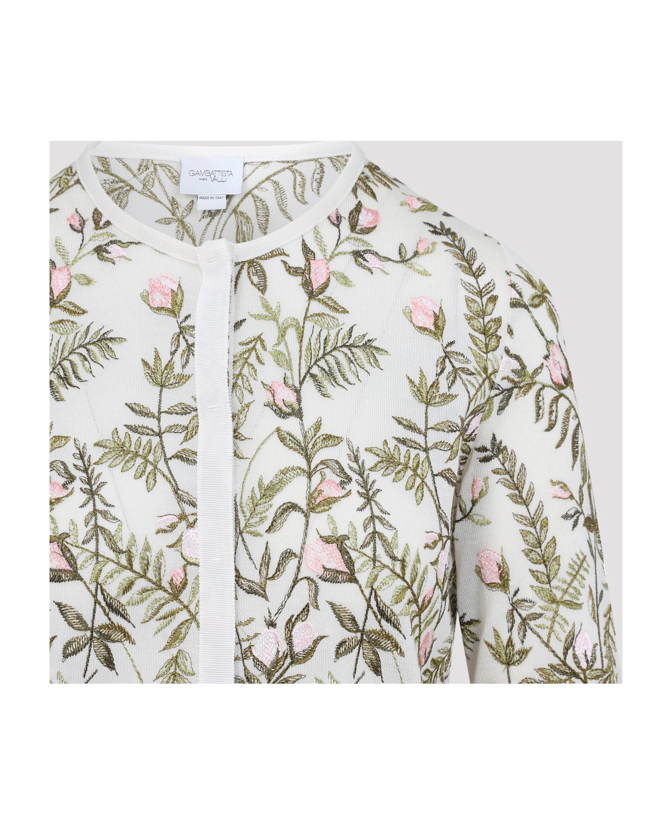 Giambattista Valli Cashmere And Silk Cardigan - Ivory
