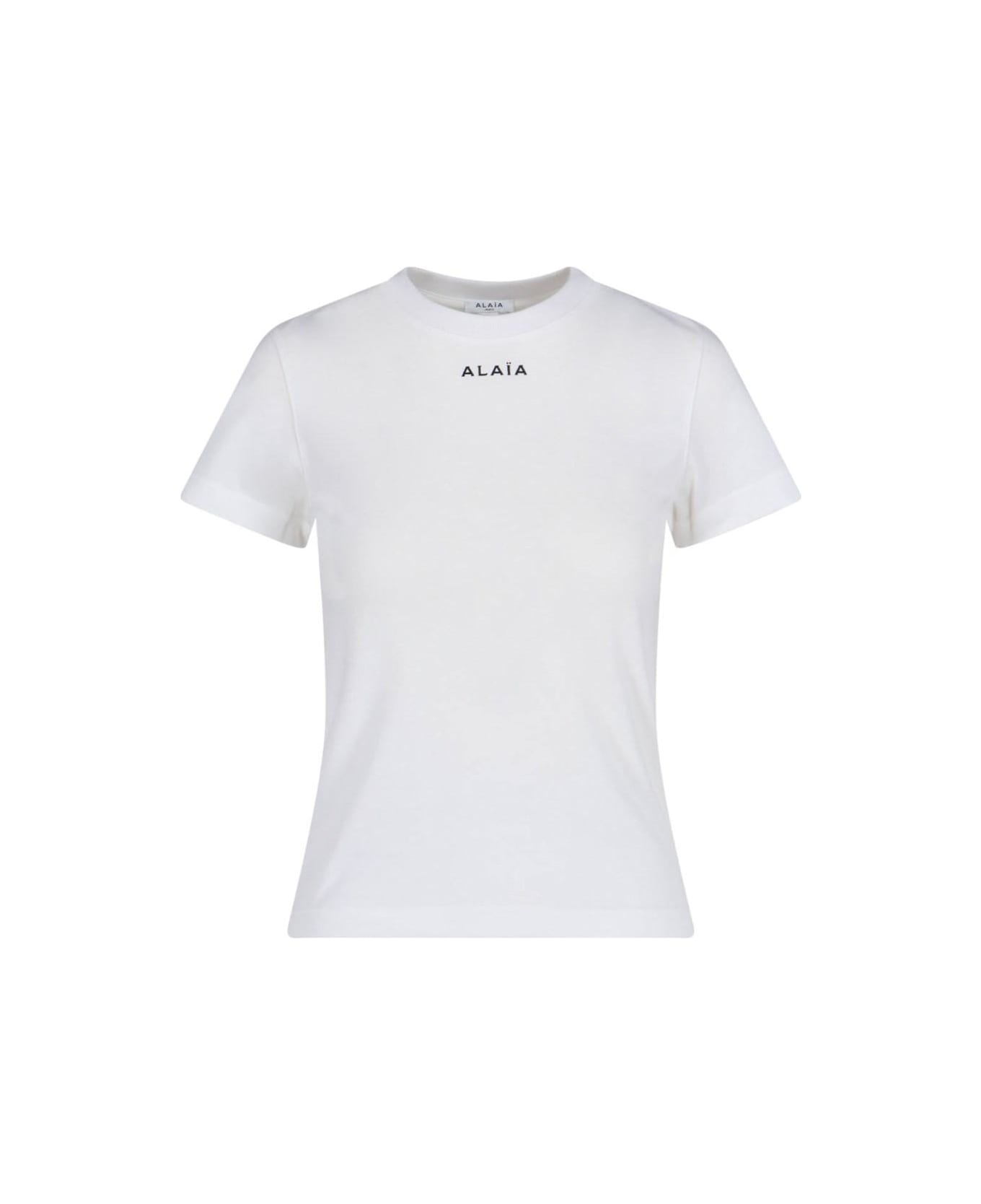 Alaia Logo T-shirt - White