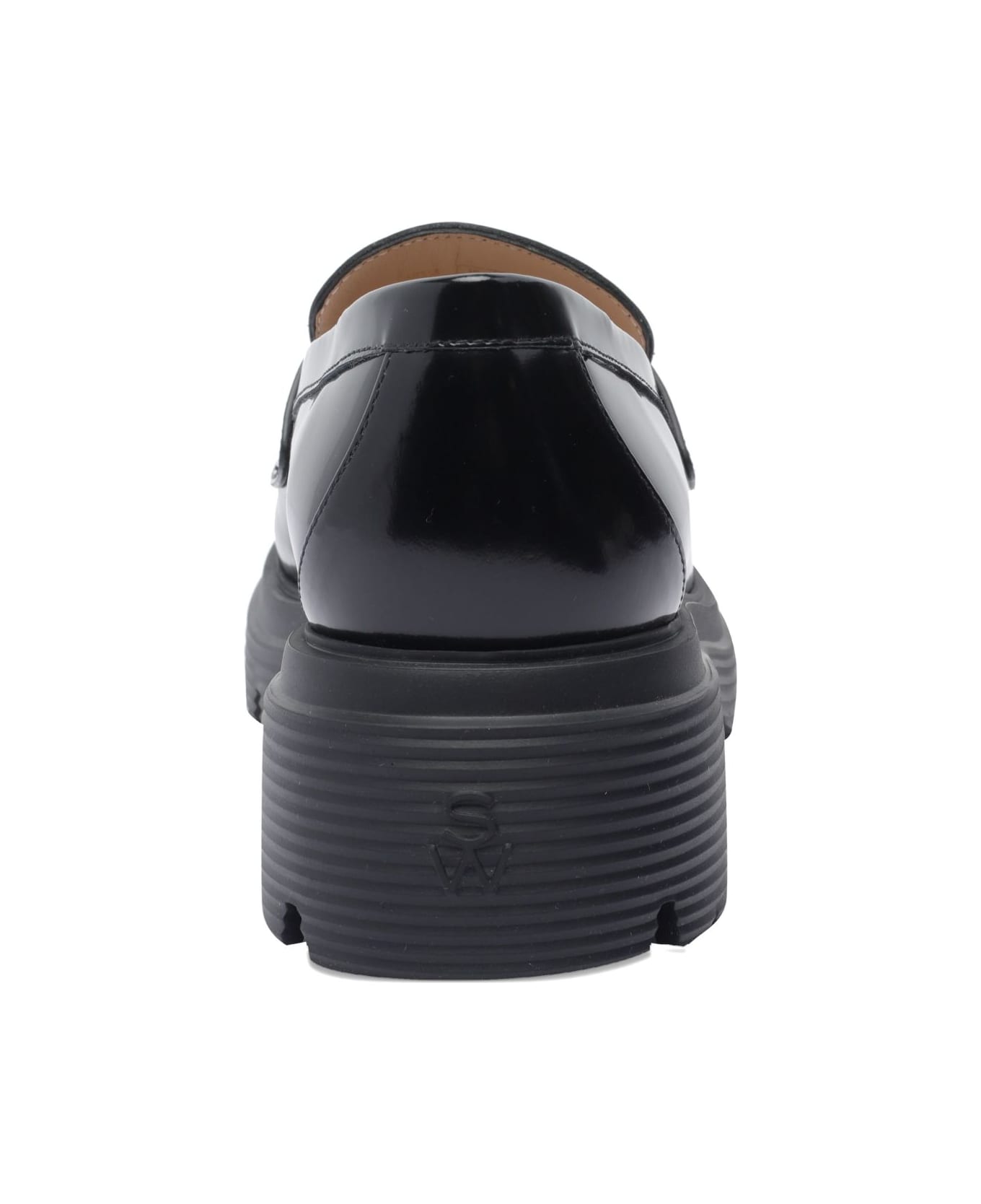 Stuart Weitzman Platform Loafers - Black