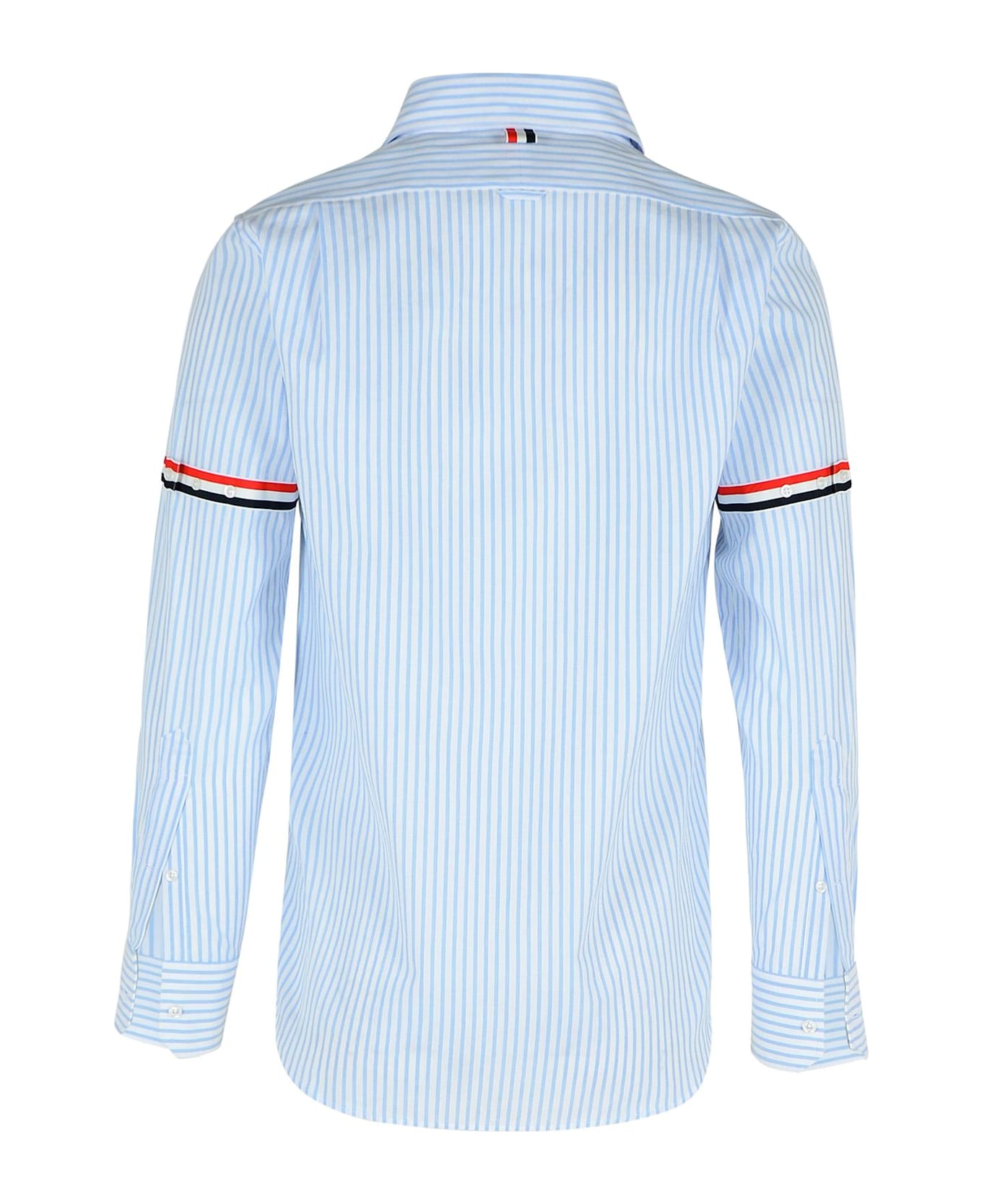 Thom Browne 
armband
 Light Blue Cotton Shirt - LIGHT BLUE