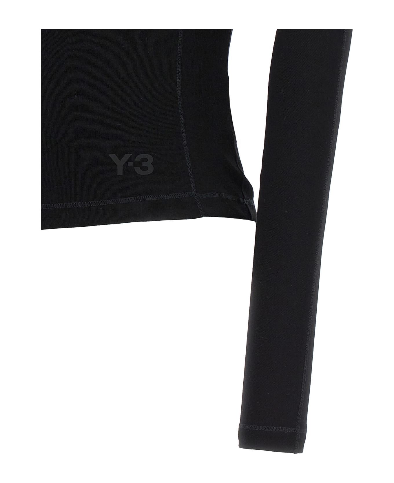 Y-3 'fitted Ls' T-shirt - Black   Tシャツ