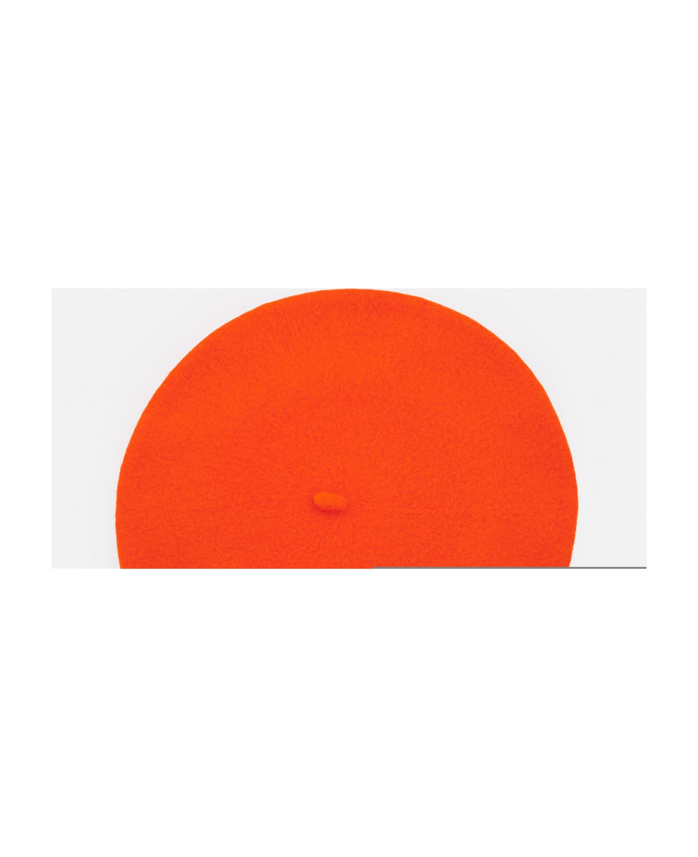 Borsalino 29cm Wool Beret - Orange