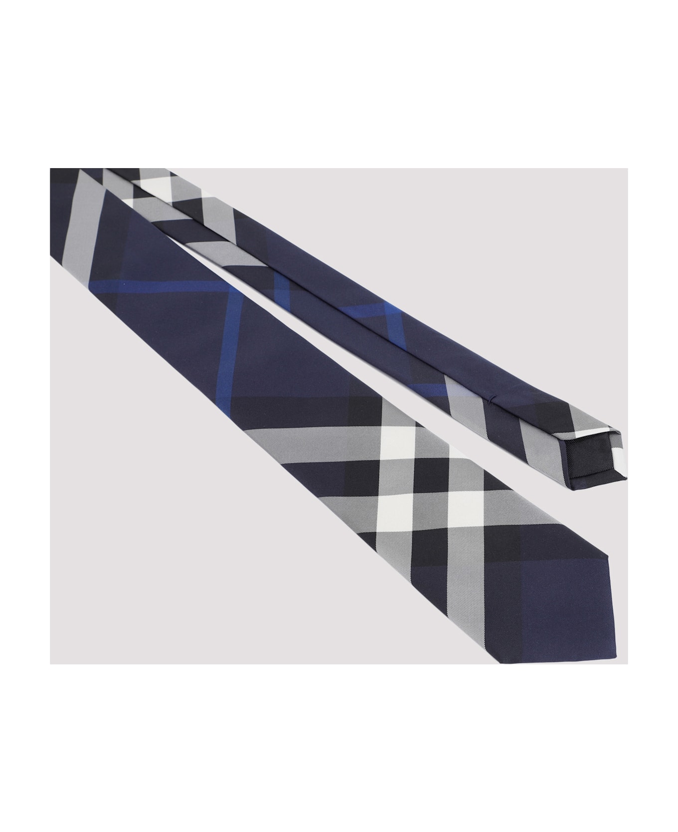 Burberry Tartan Tie - Blue