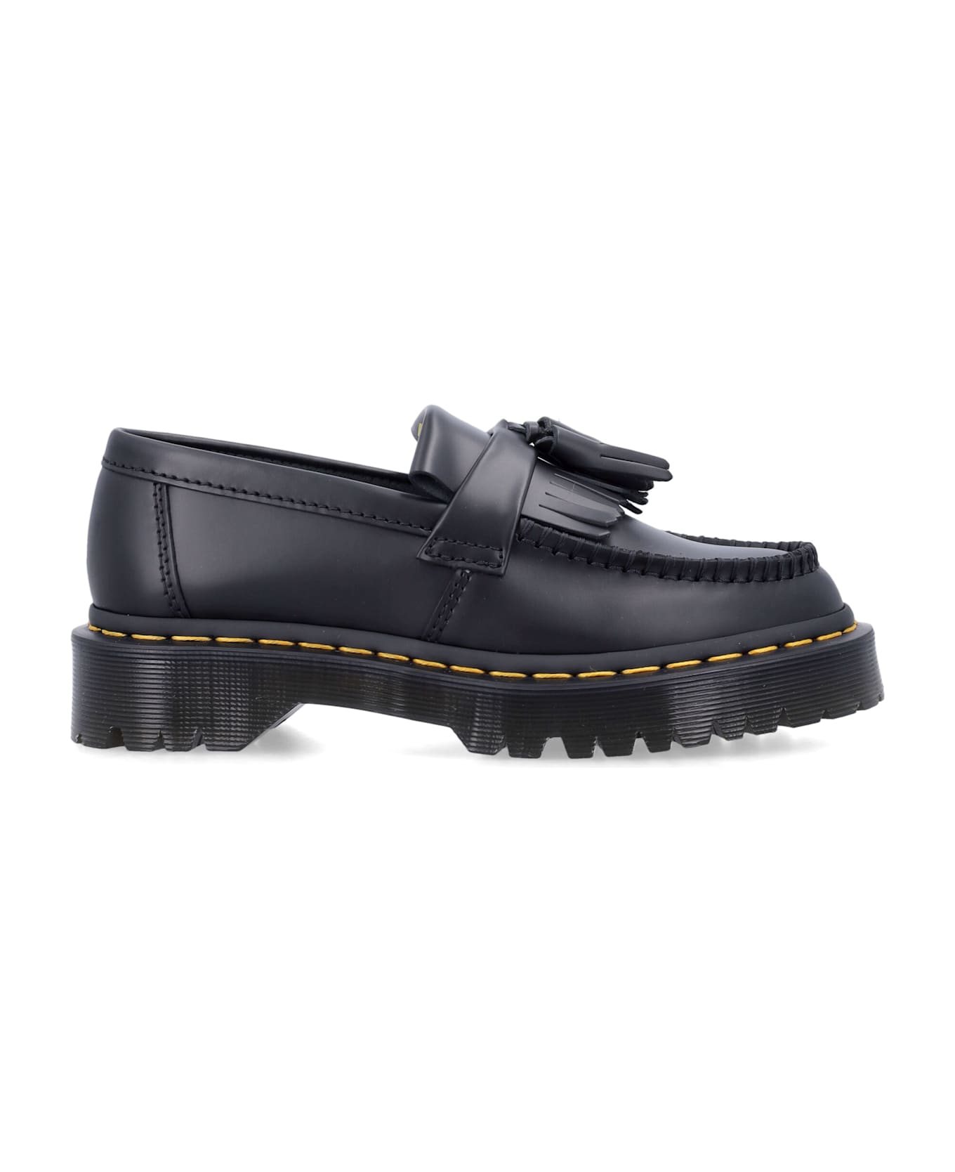 Dr. Martens Adrian Bex Smooth Leather Tassel Loafers - BLACK