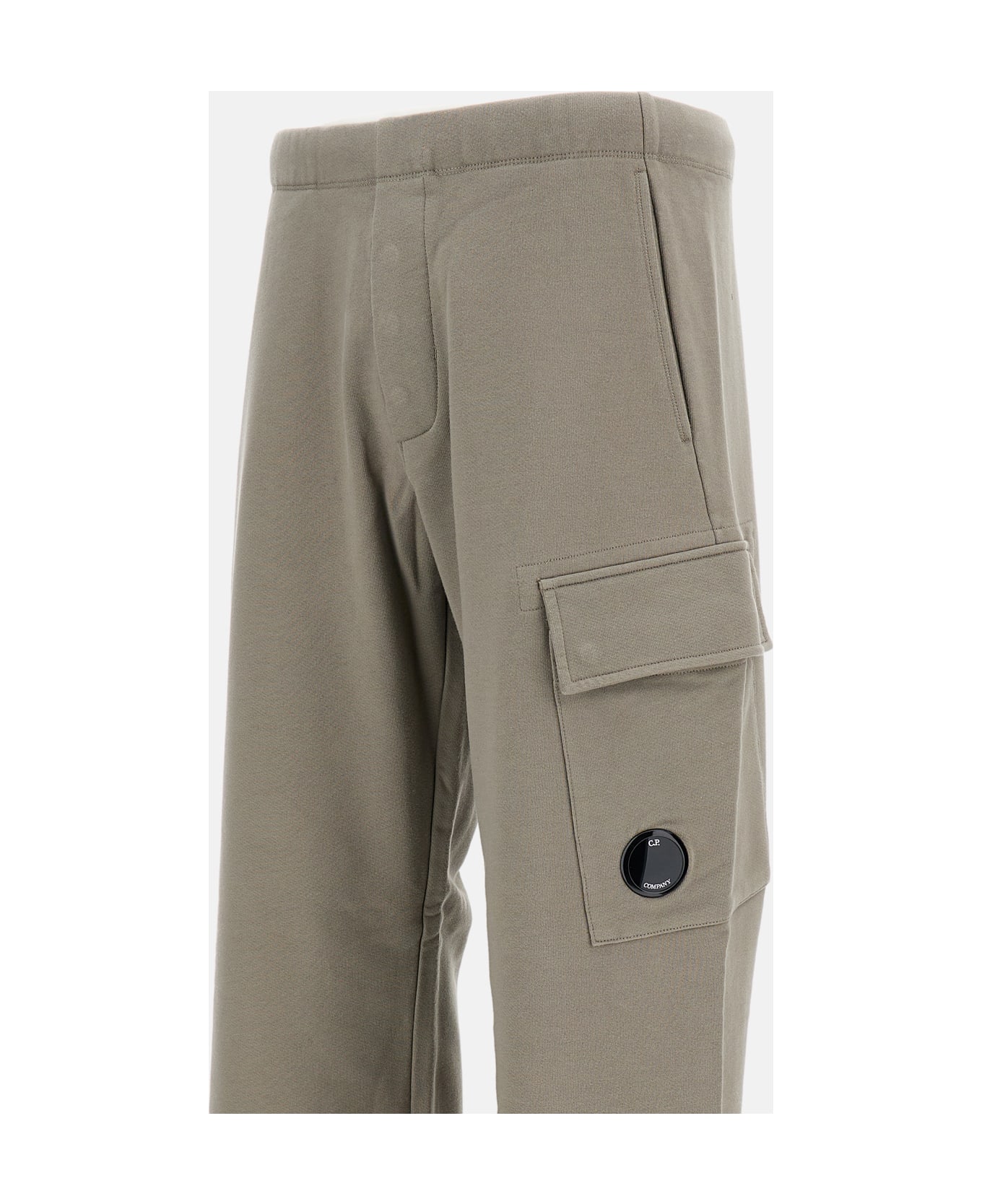 C.P. Company Diagonal Raised Fleece Sweatpants - Brown