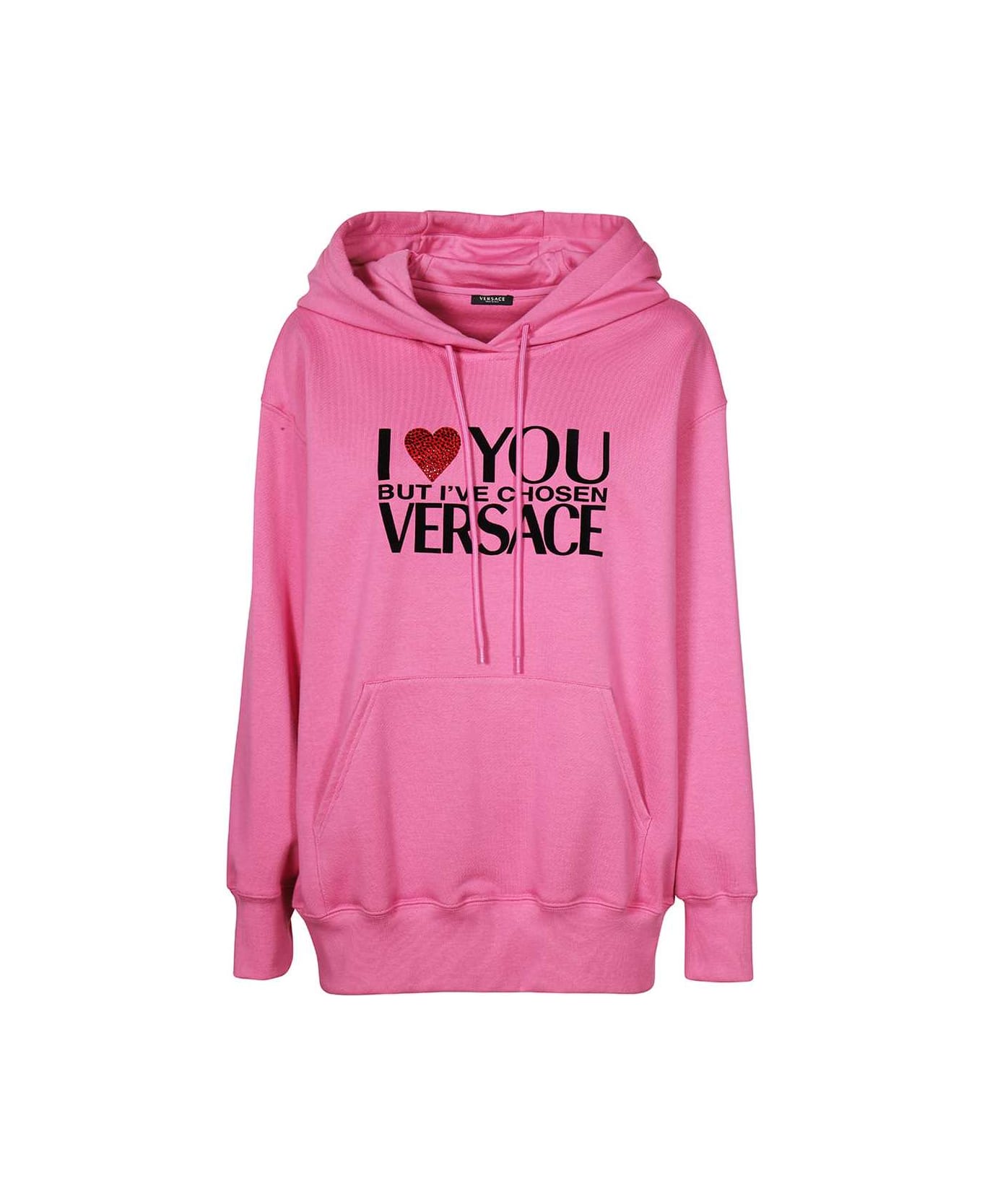 Versace Cotton Hoodie - Pink フリース