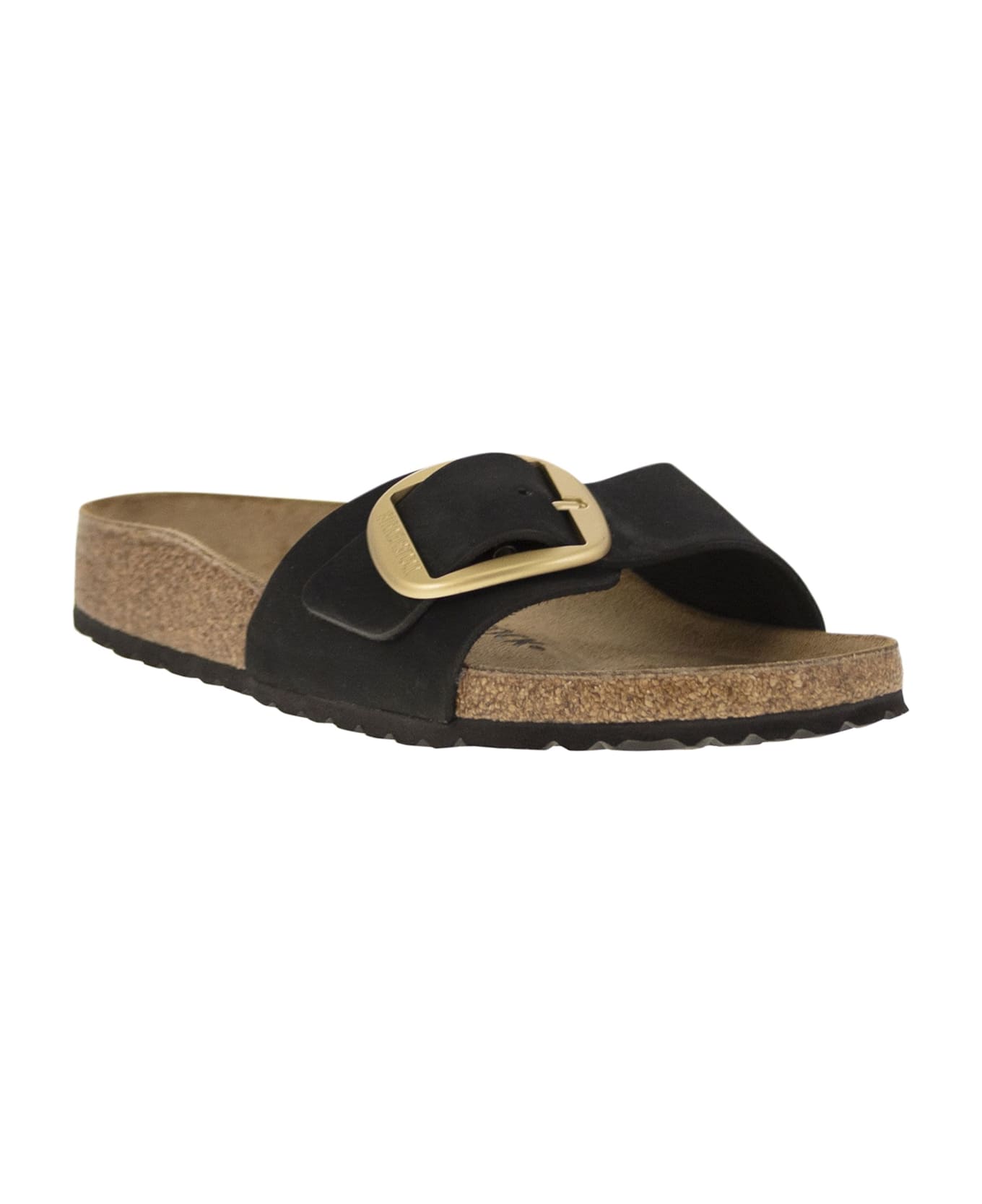 Birkenstock Madrid Big Buckle - Flat Sandal - Black