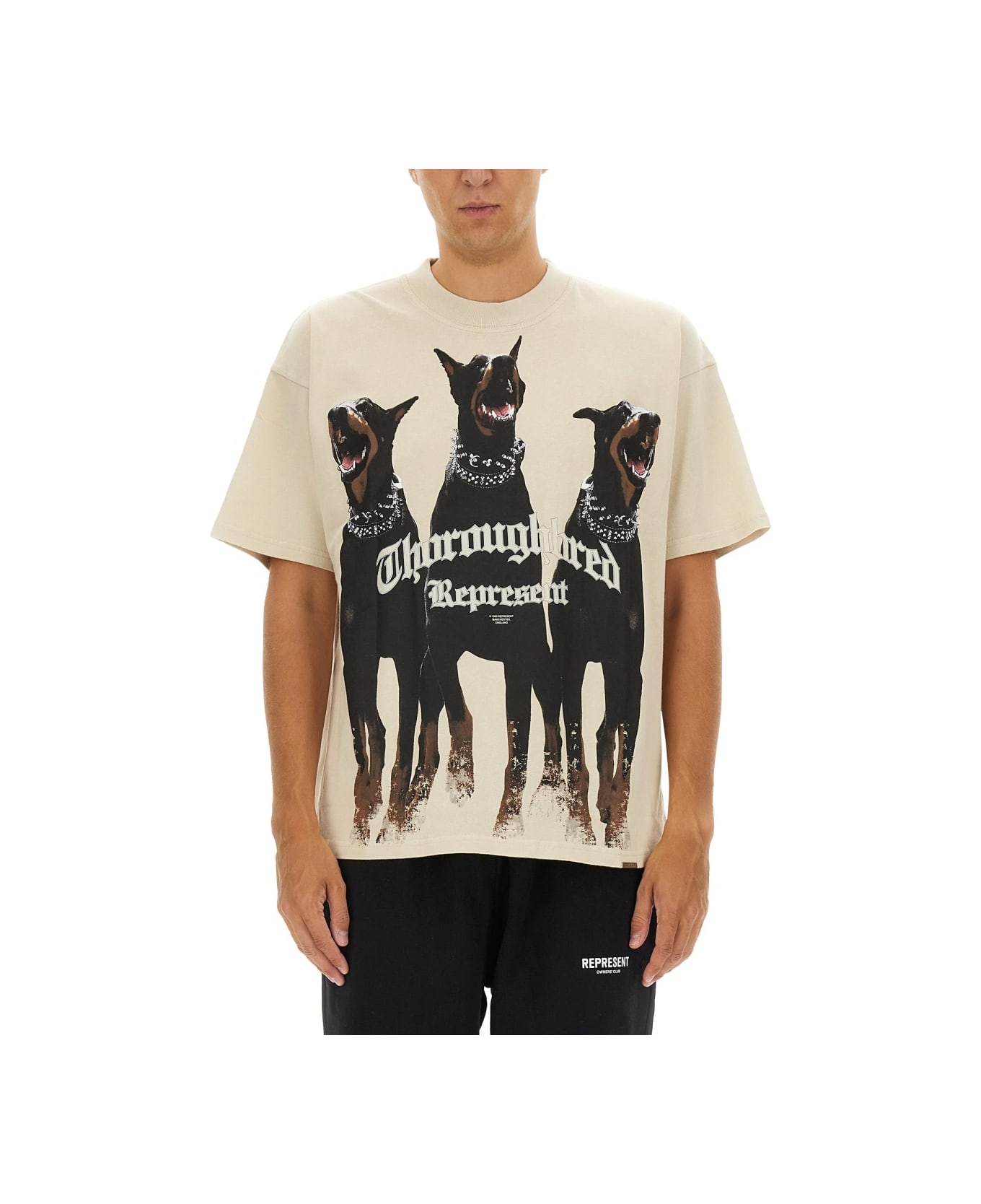 REPRESENT Thoroughbred T-shirt - VINTAGE WHITE