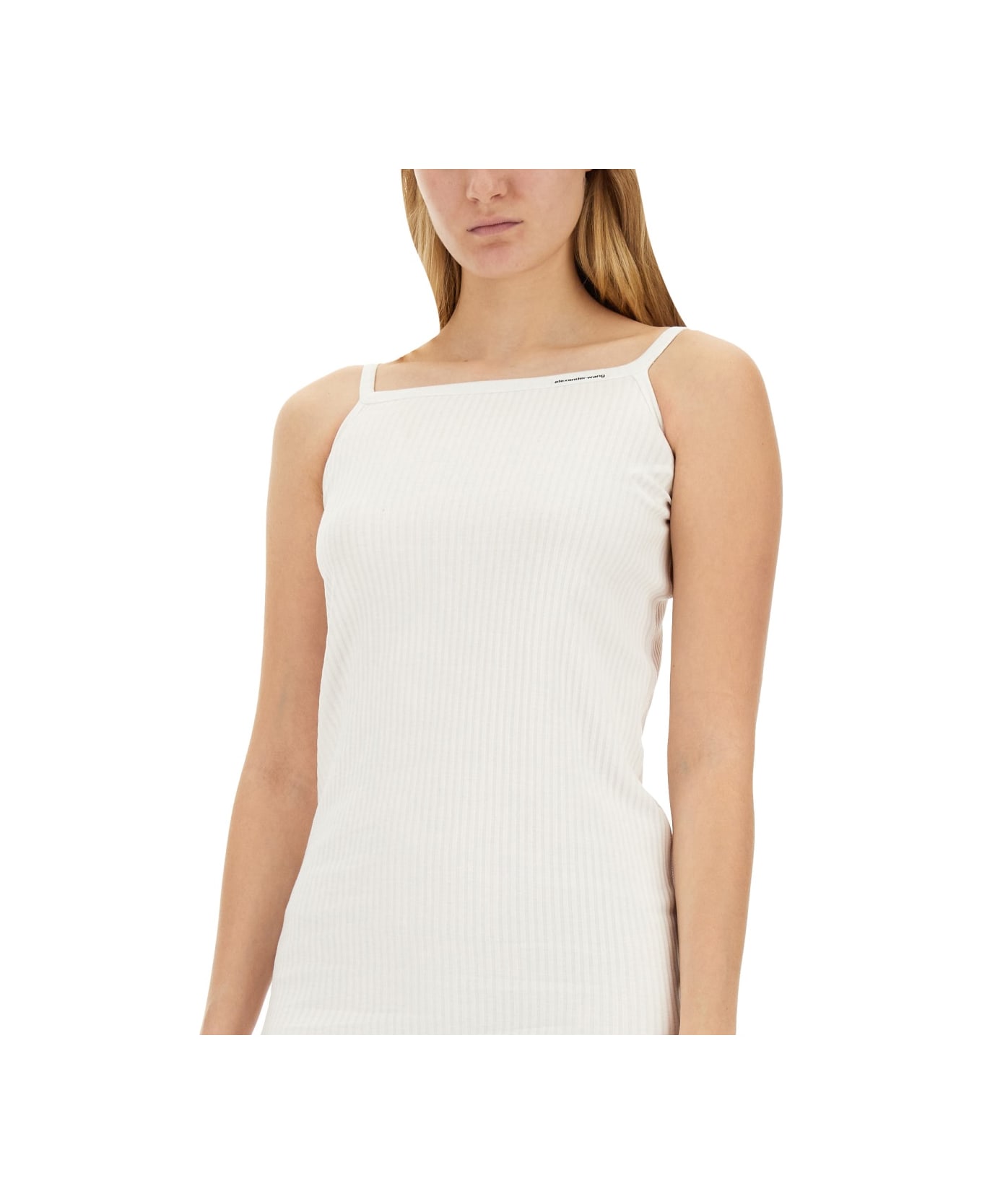 T by Alexander Wang Skinny Fit Dress - WHITE ワンピース＆ドレス