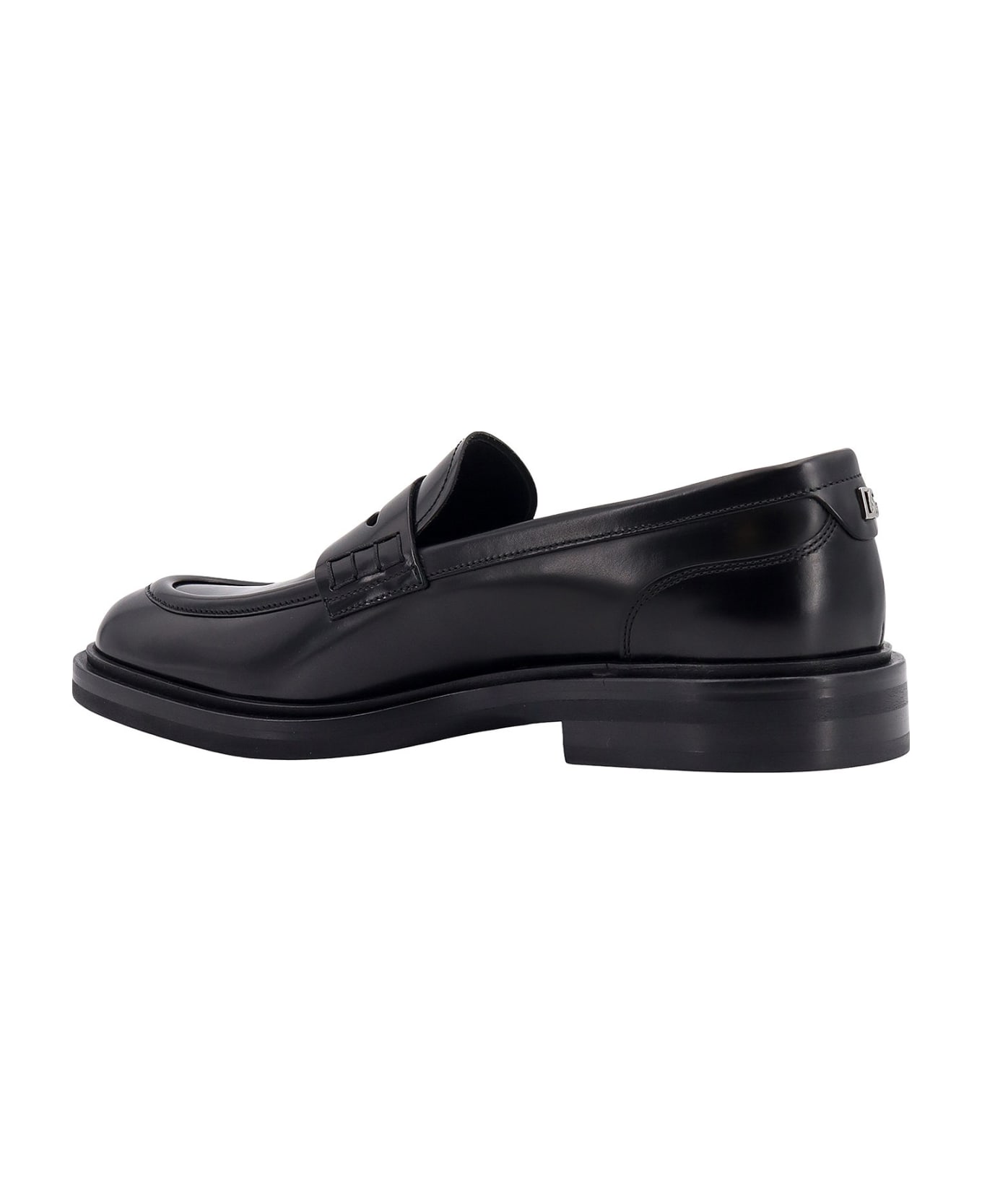 Dolce & Gabbana Logo Loafers - Black  