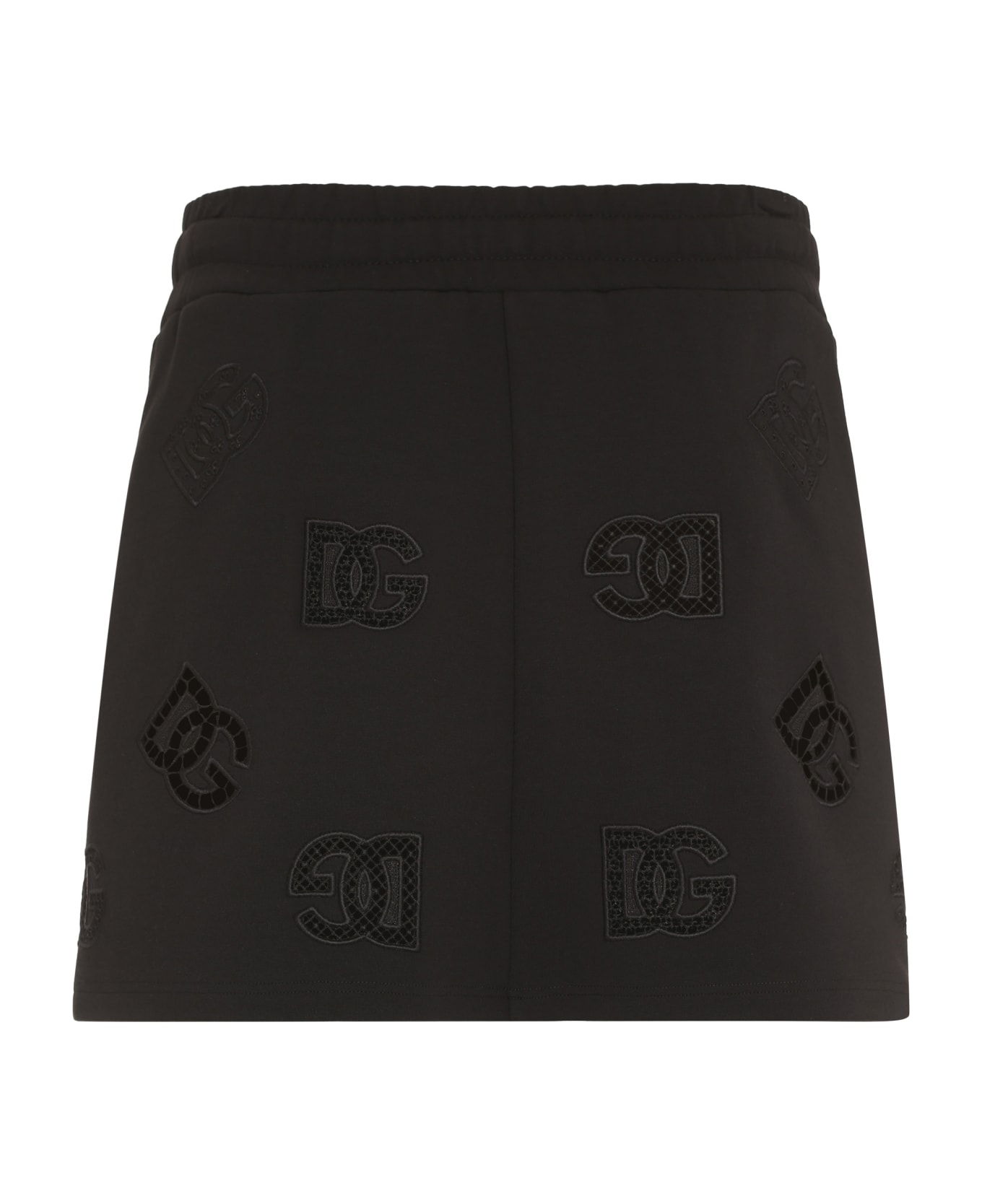 Dolce & Gabbana Cotton Mini-skirt - black スカート