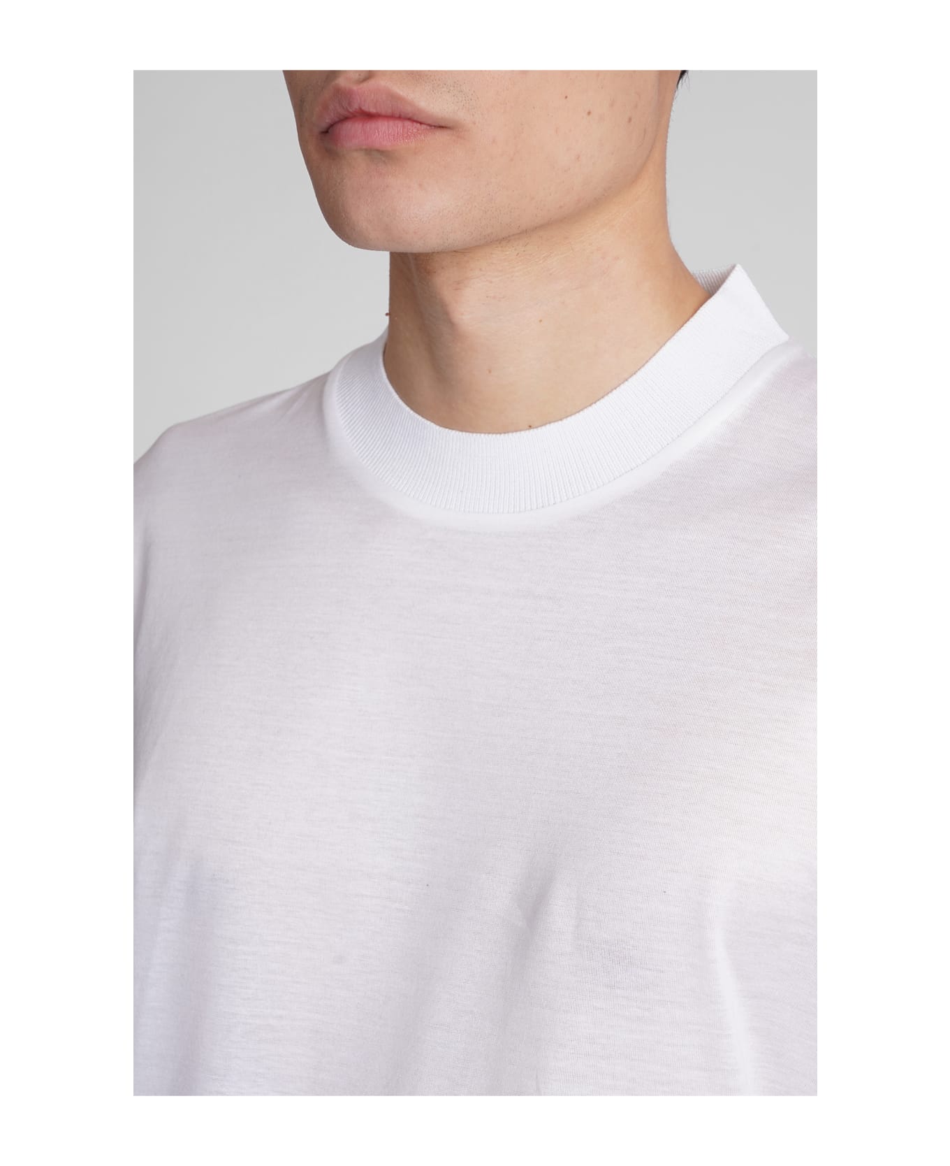 Tagliatore 0205 Keys T-shirt In White Cotton - white