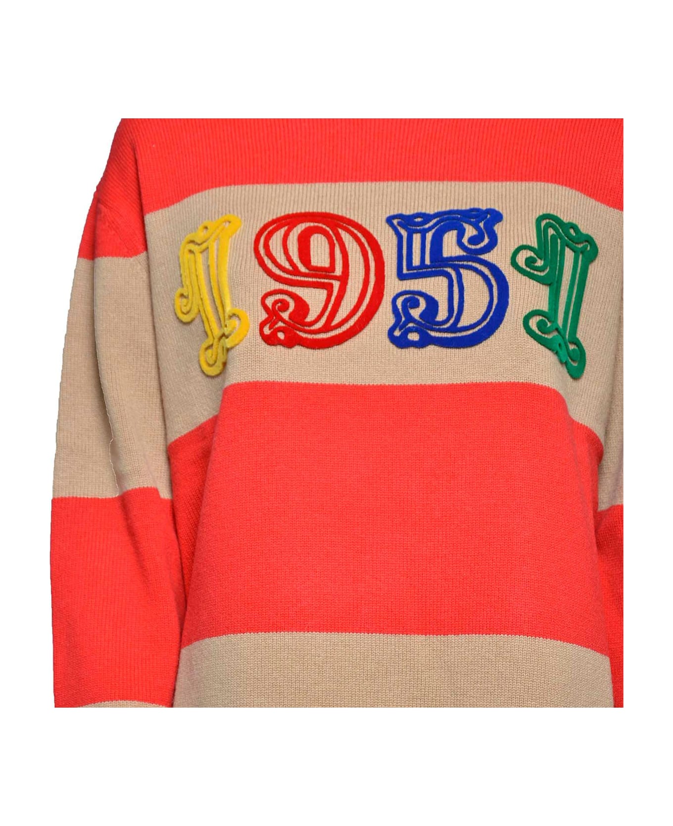 Max Mara Star Patterned Crewneck Jumper - Red
