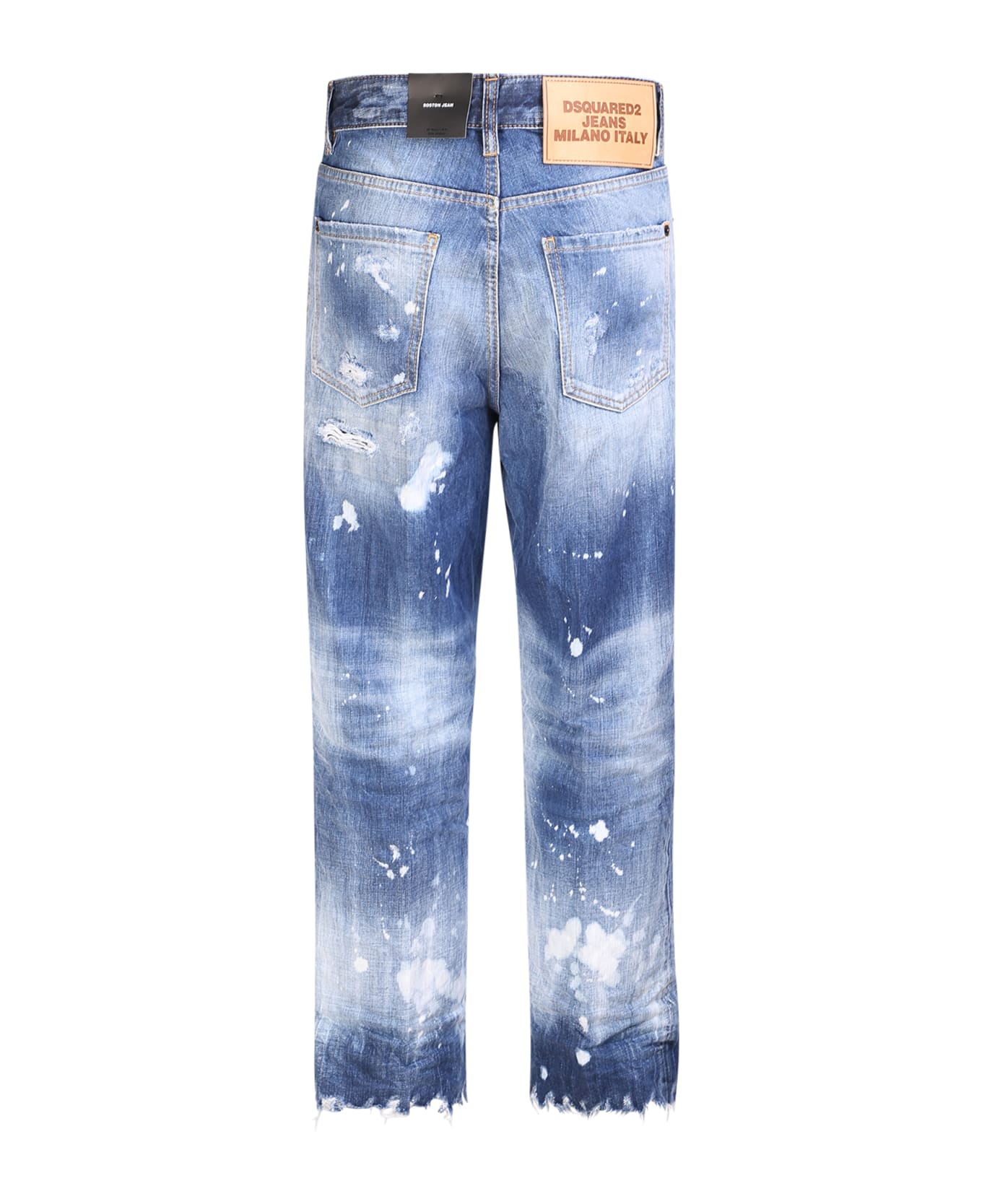 Dsquared2 Light Sandy Slash Wash Jeans - Blue