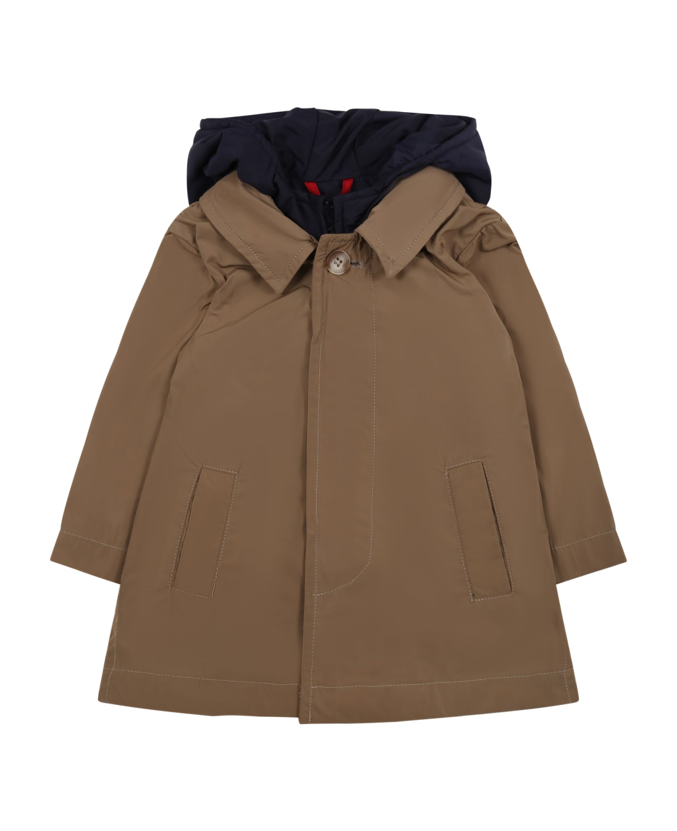 Fay Beige Coat For Baby Boy - Beige