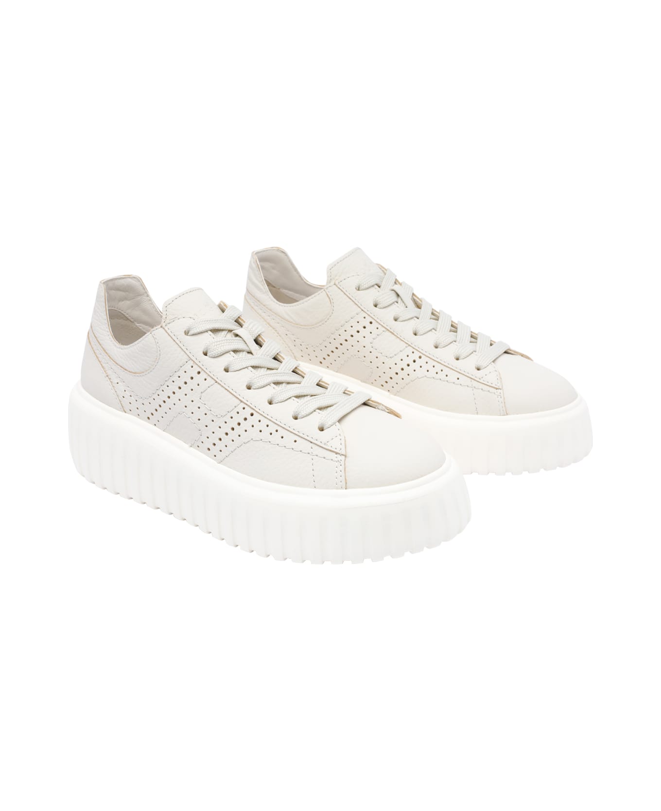 Hogan H-stripes Sneakers - Crema