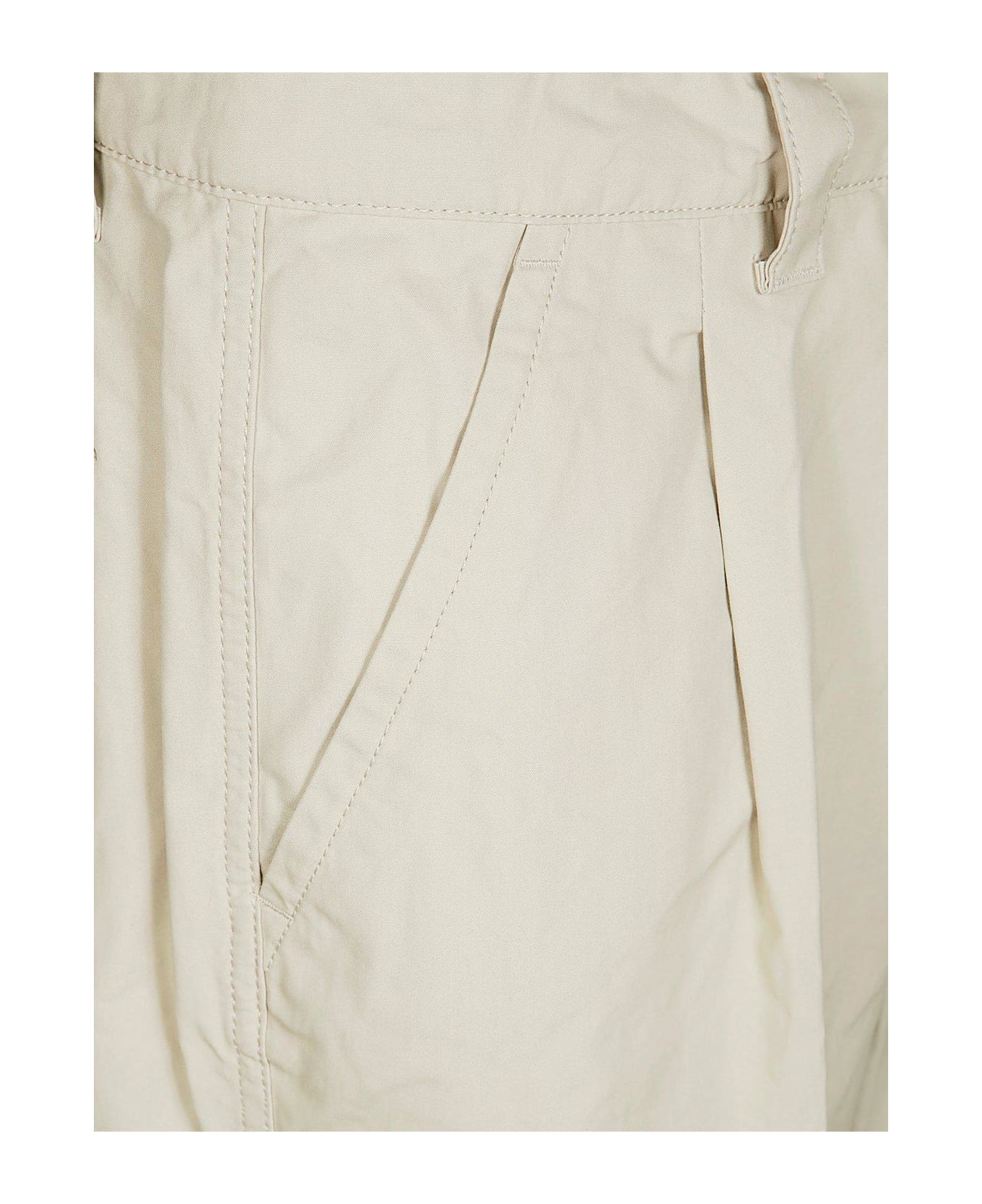 Stone Island Tapered Leg Trousers - Beige ボトムス