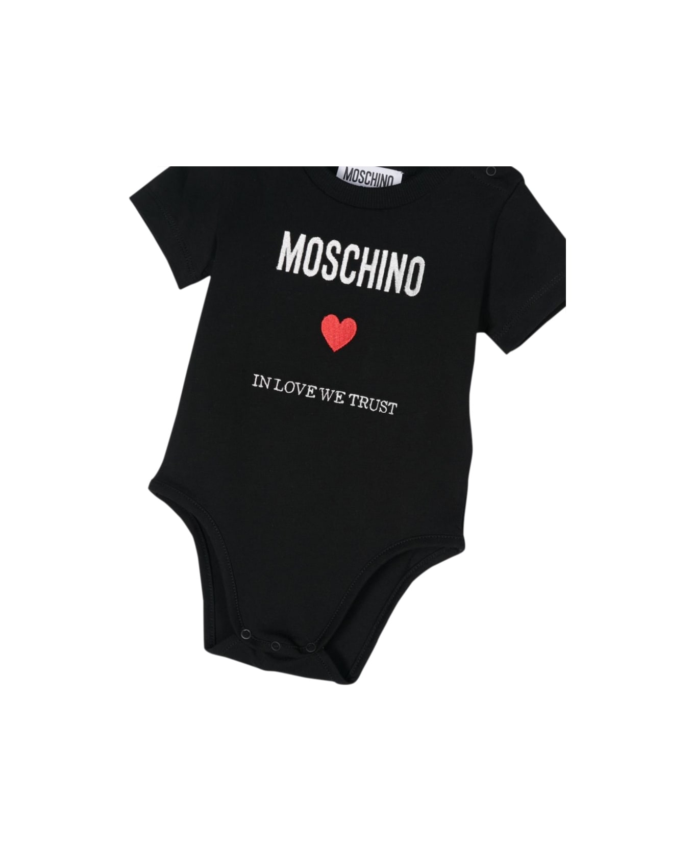 Moschino Bodysuit With Giftbox - BLACK