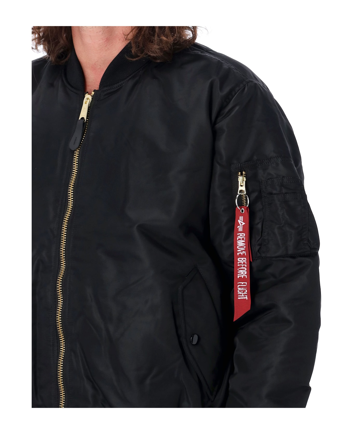 Alpha Industries Ma-1 Bomber Jacket - BLACK