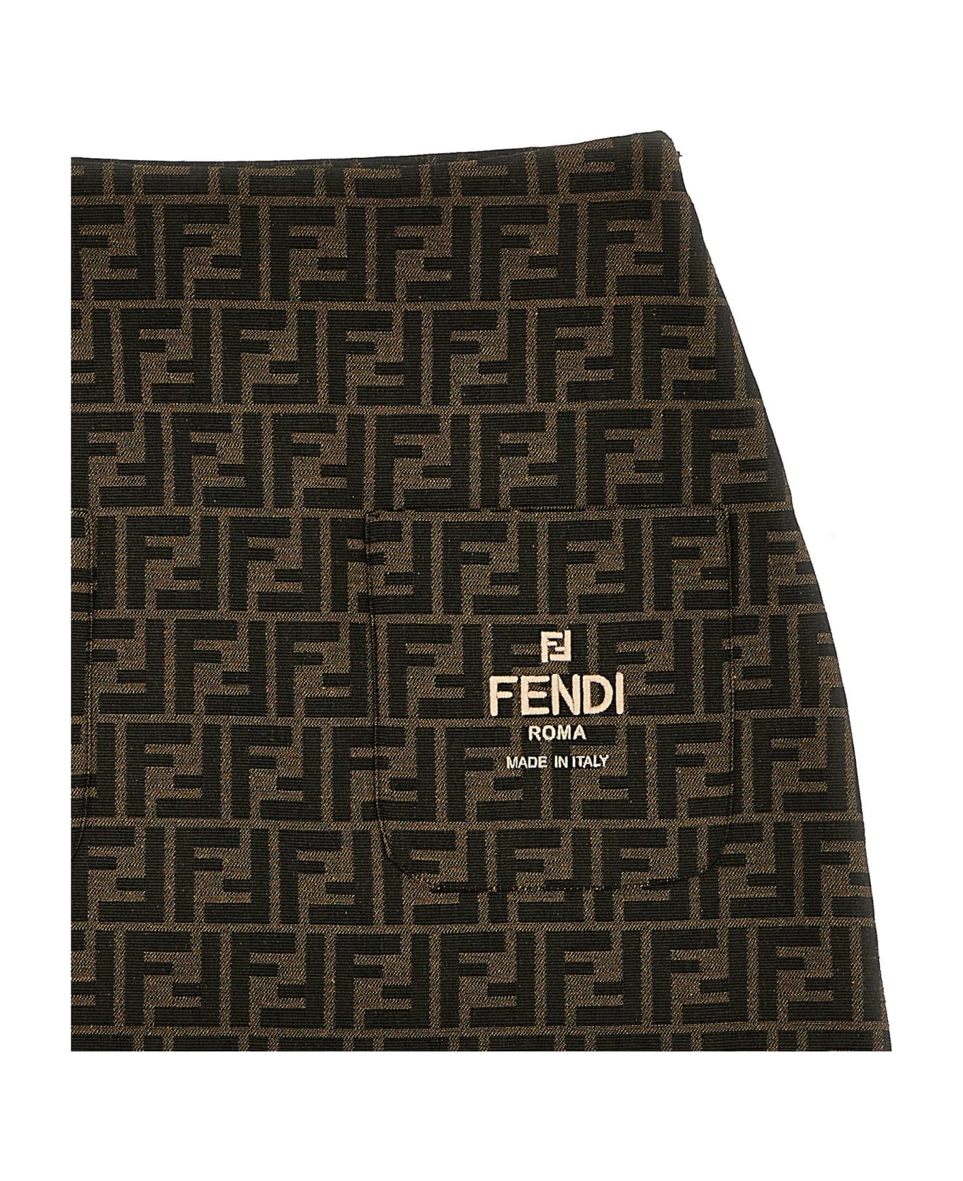 Fendi 'ff' Skirt - Brown