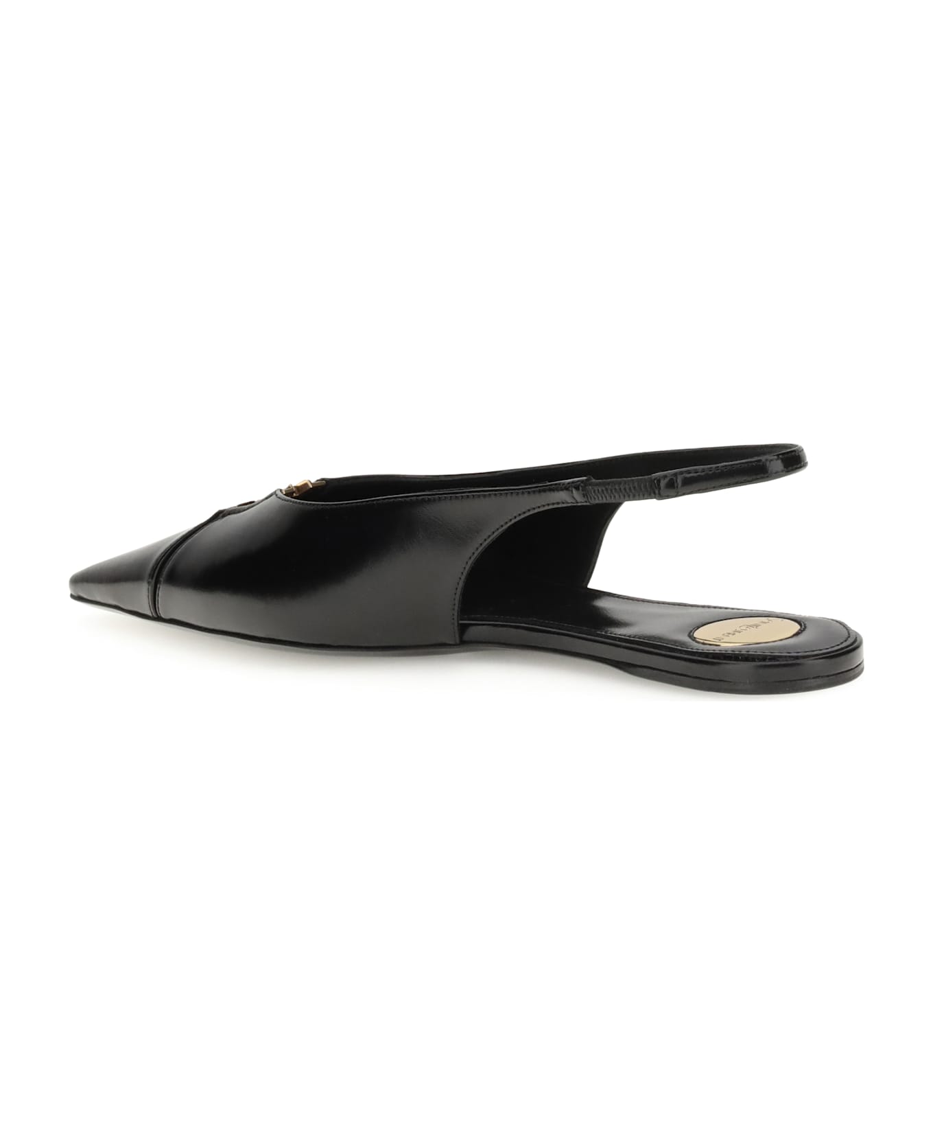 Saint Laurent Babylon Ballerinas - BLACK