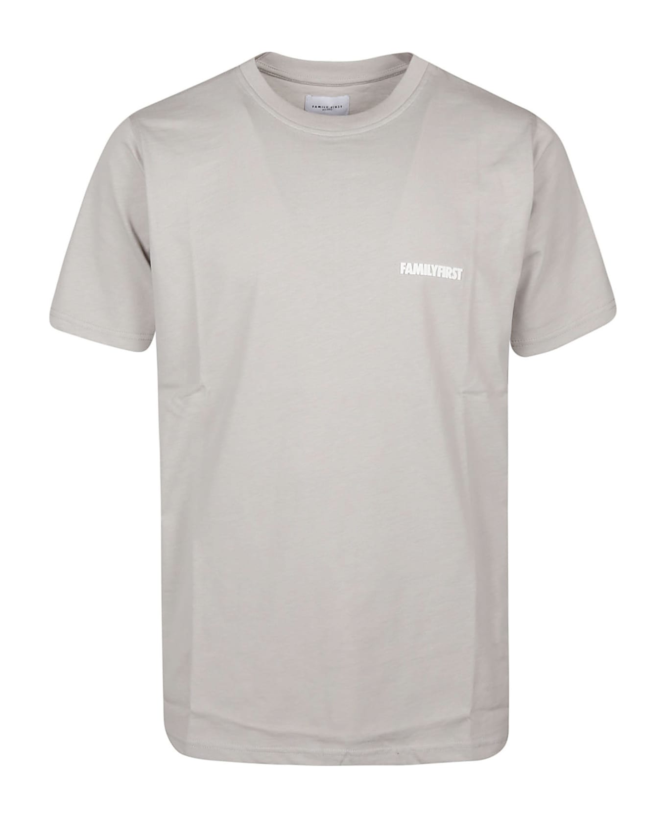 Family First Milano Symbol T-shirt - Grey Melange シャツ