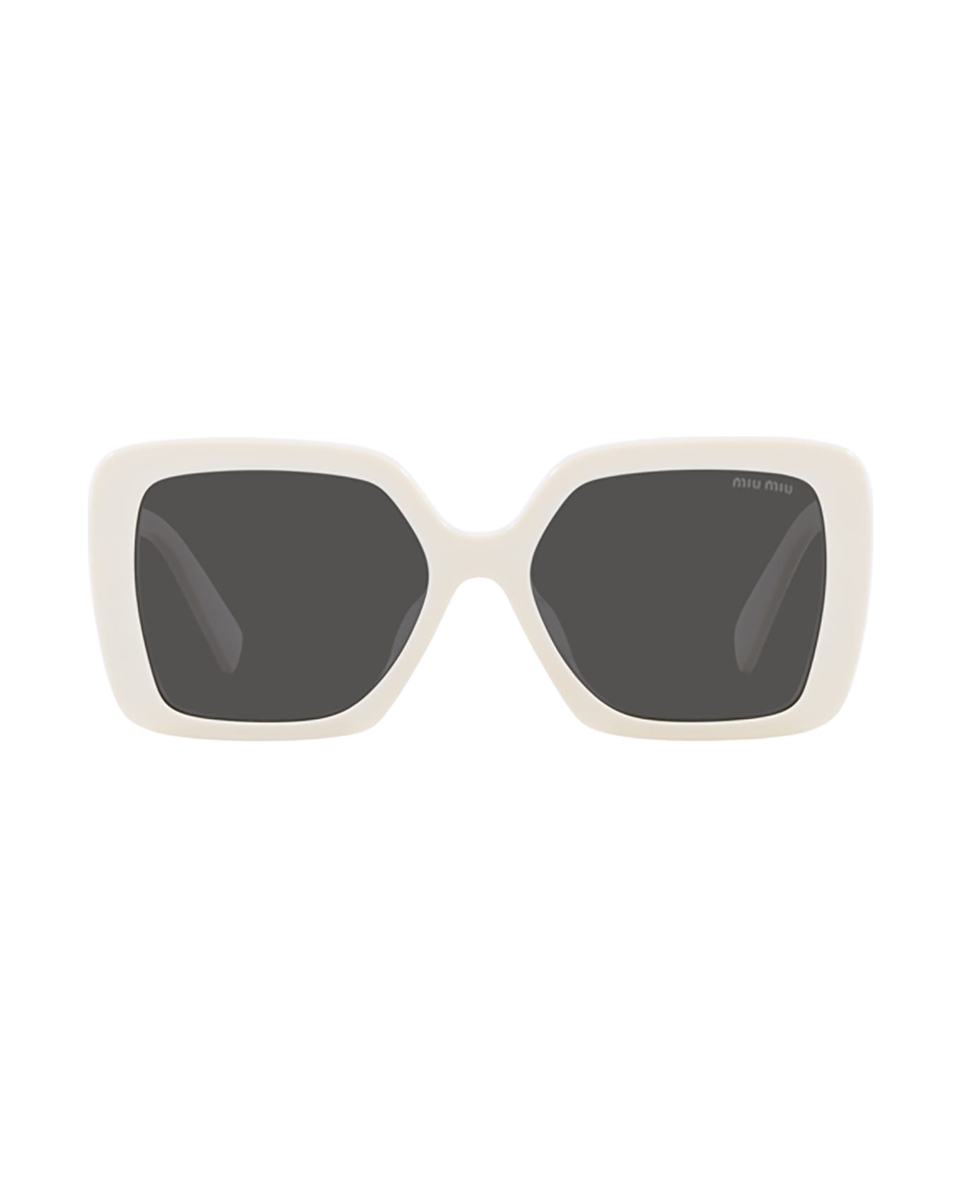 Miu Miu Eyewear Mu 10ys White Sunglasses - White サングラス