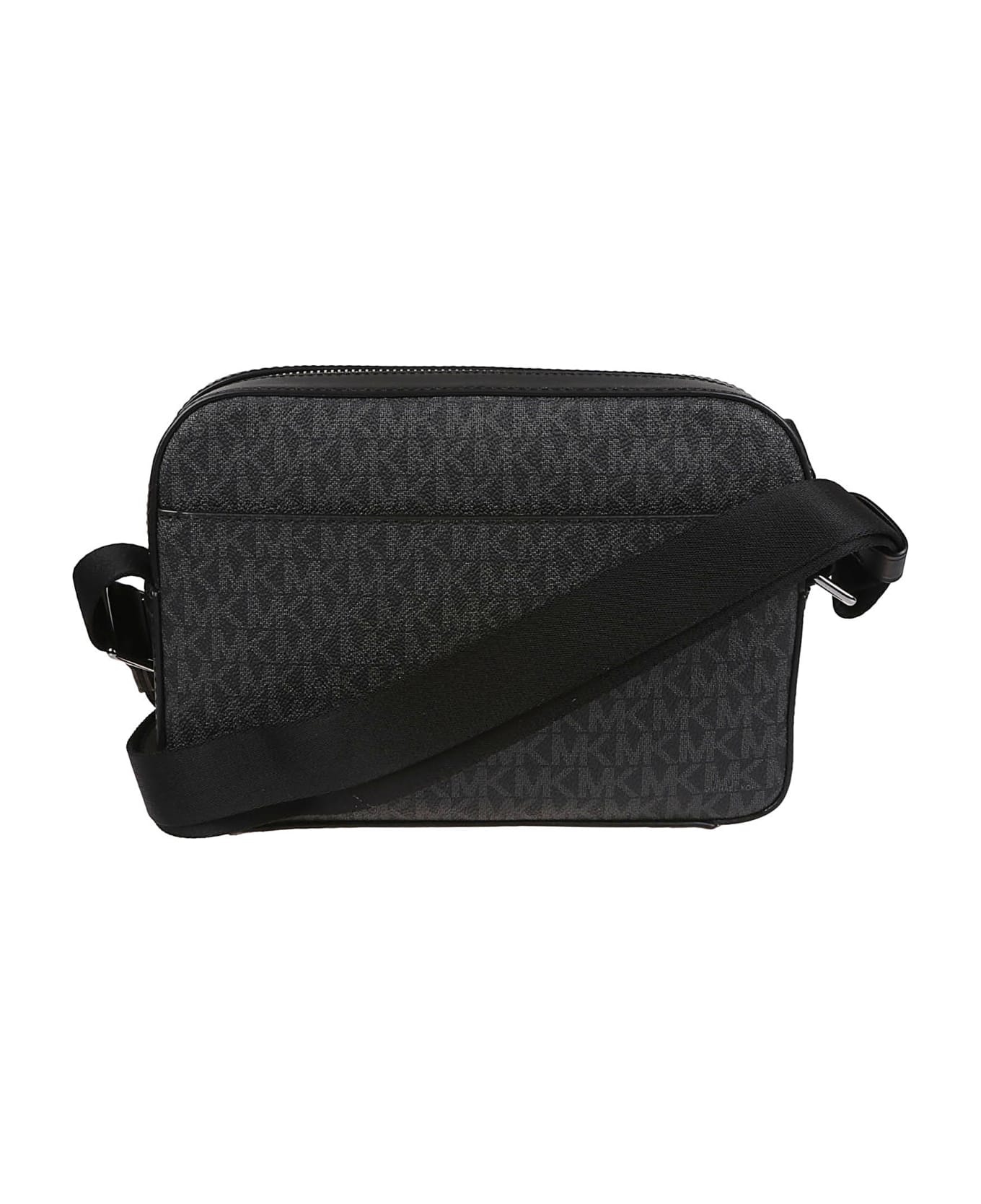 Michael Kors Hudson Logo Utility Crossbody Bag - Black