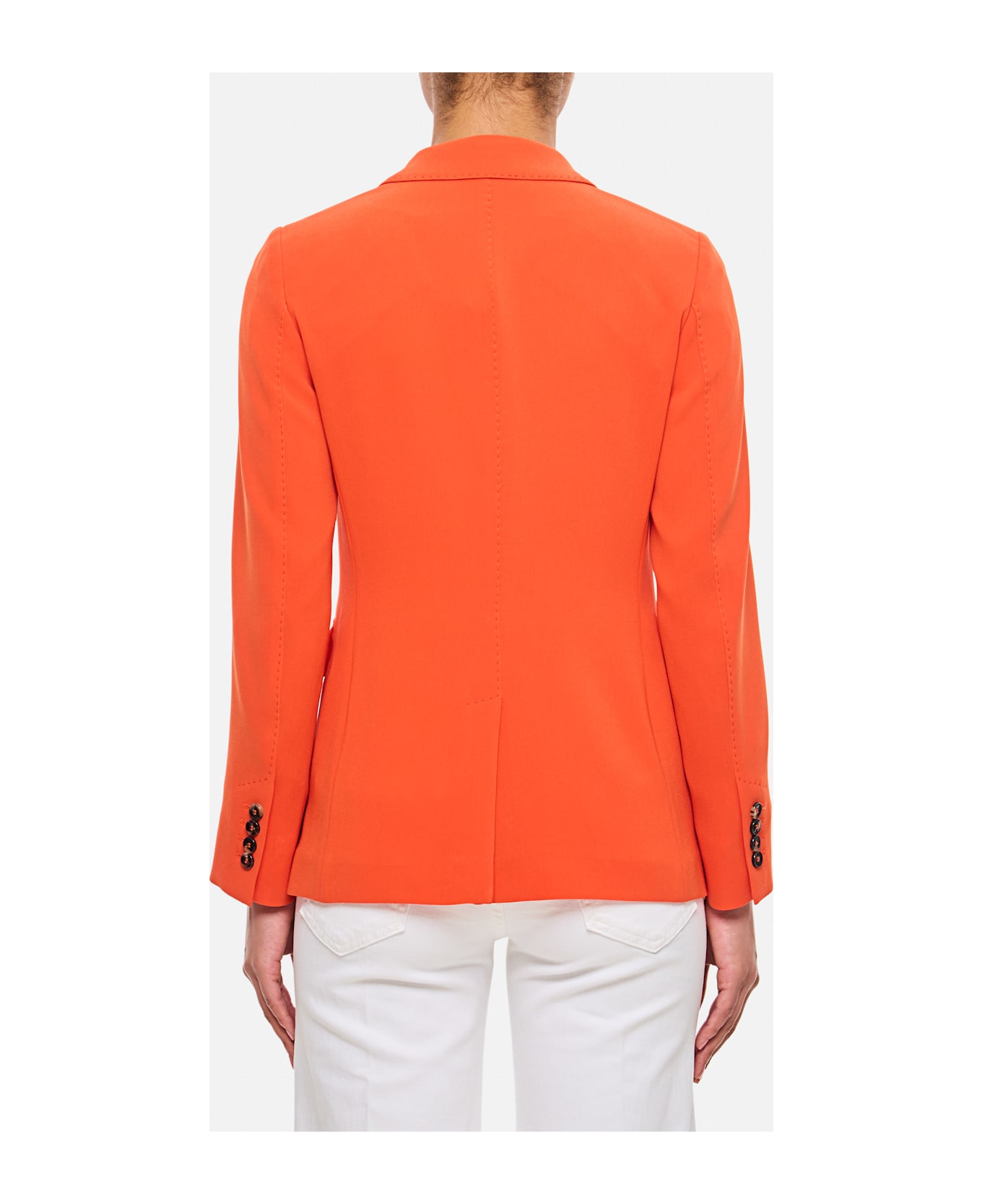 Alberto Biani Double-breasted Jacket - Orange