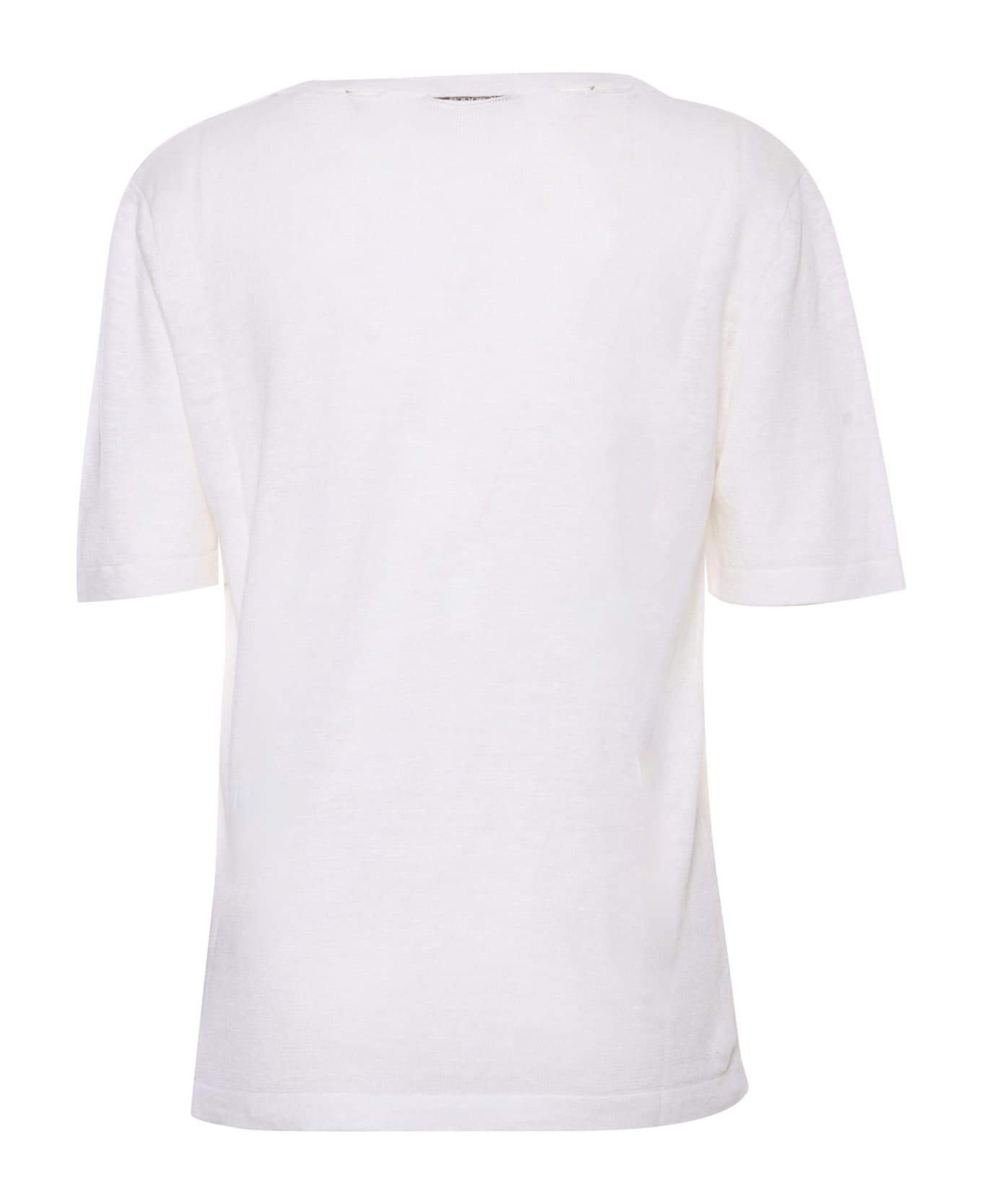Kangra White Short-sleeved Shirt - WHITE