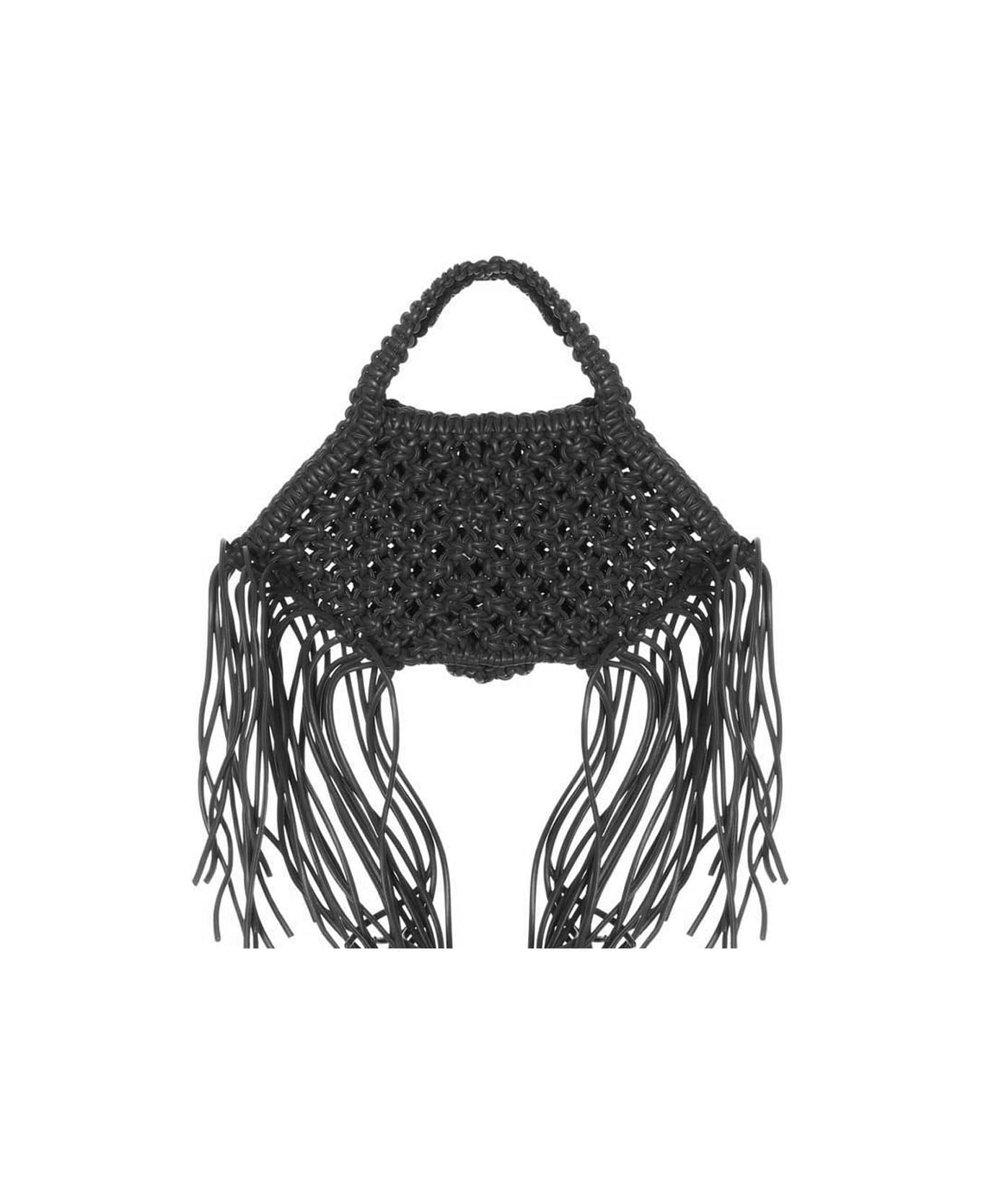 YUZEFI 'mini Woven' Handbag - Black  