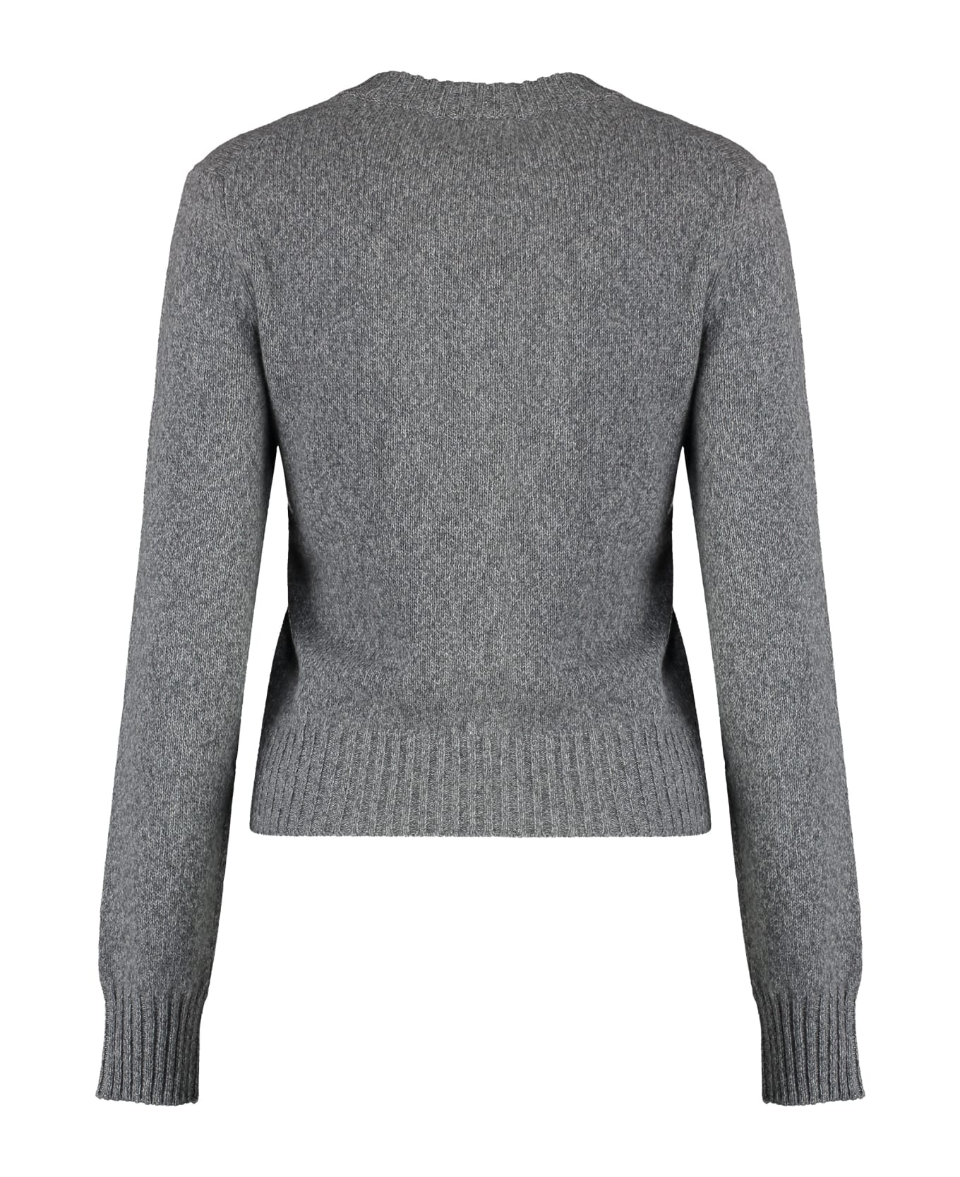 Ami Alexandre Mattiussi Wool And Cashmere Sweater - grey