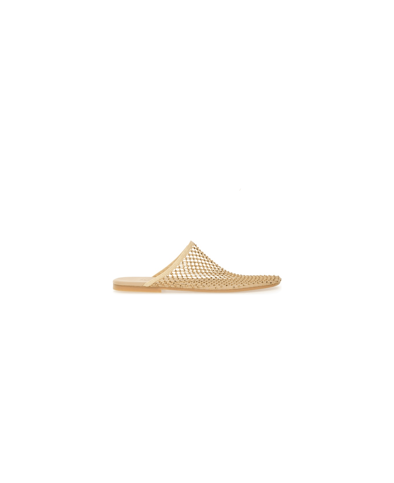 Alysi Sabot In Mesh - GOLD