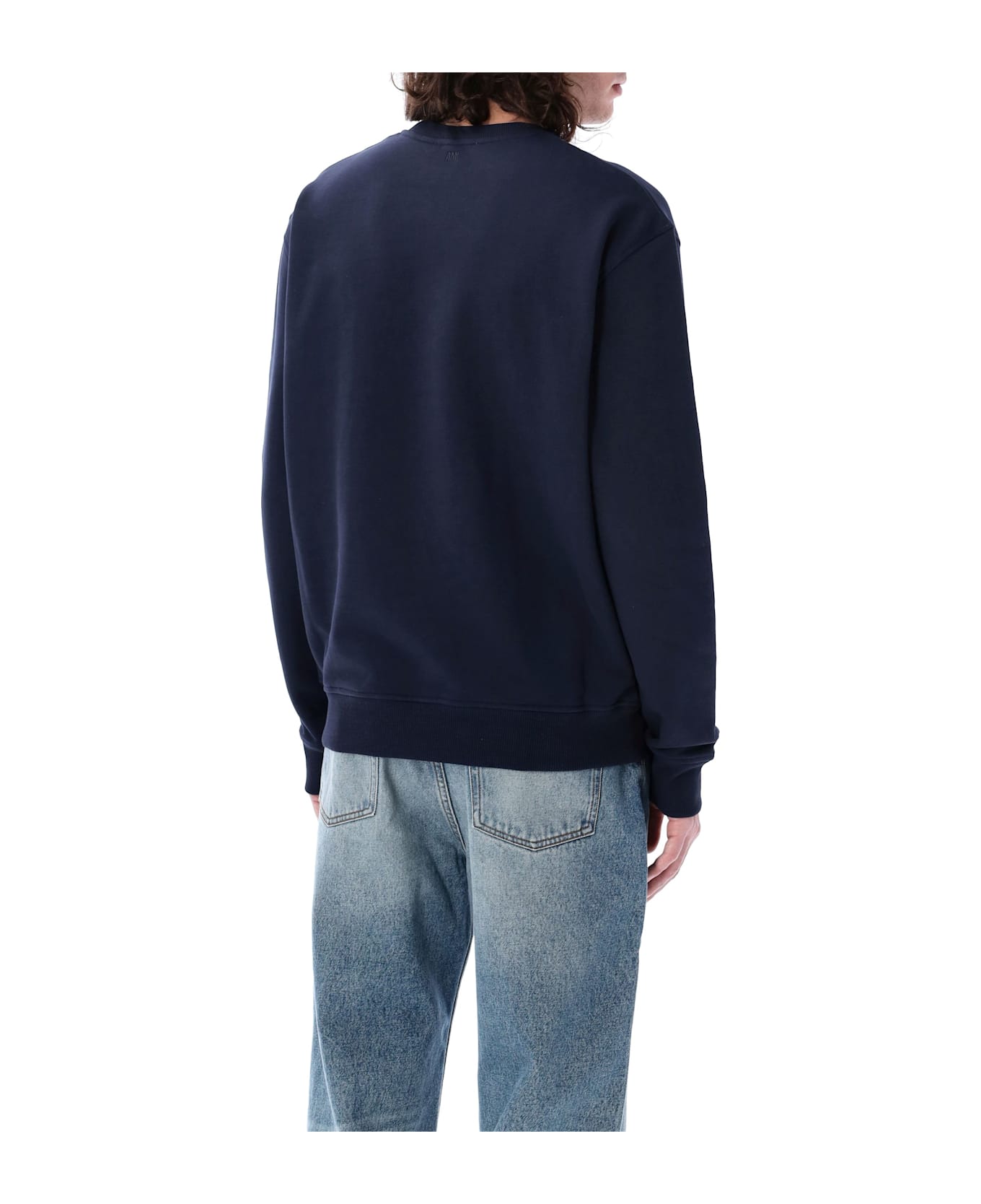 Ami Alexandre Mattiussi Ami De Coeur Sweatshirt - NAVY