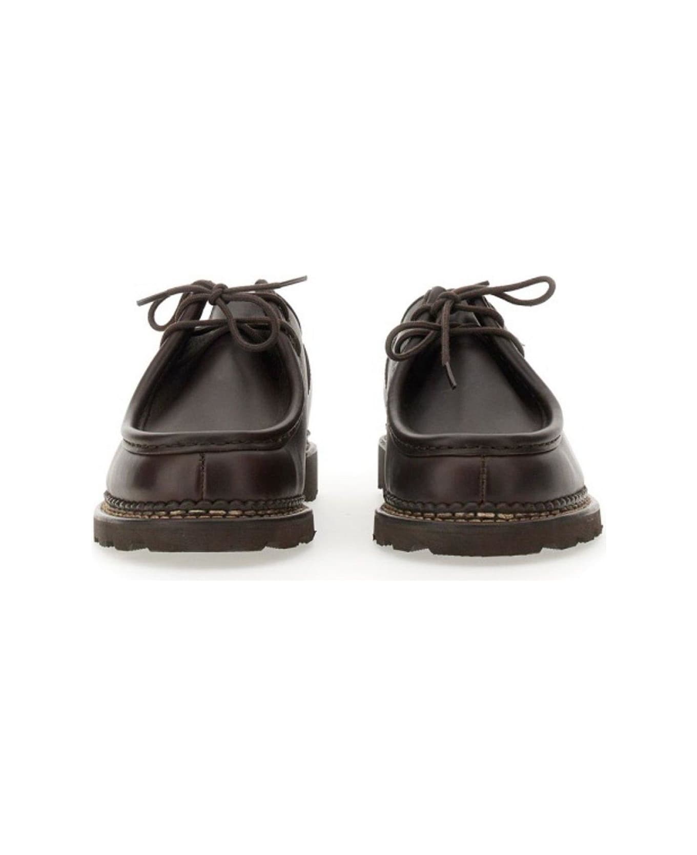 Paraboot Michael Round-toe Lace-up Shoes - Marron Lis Cafe