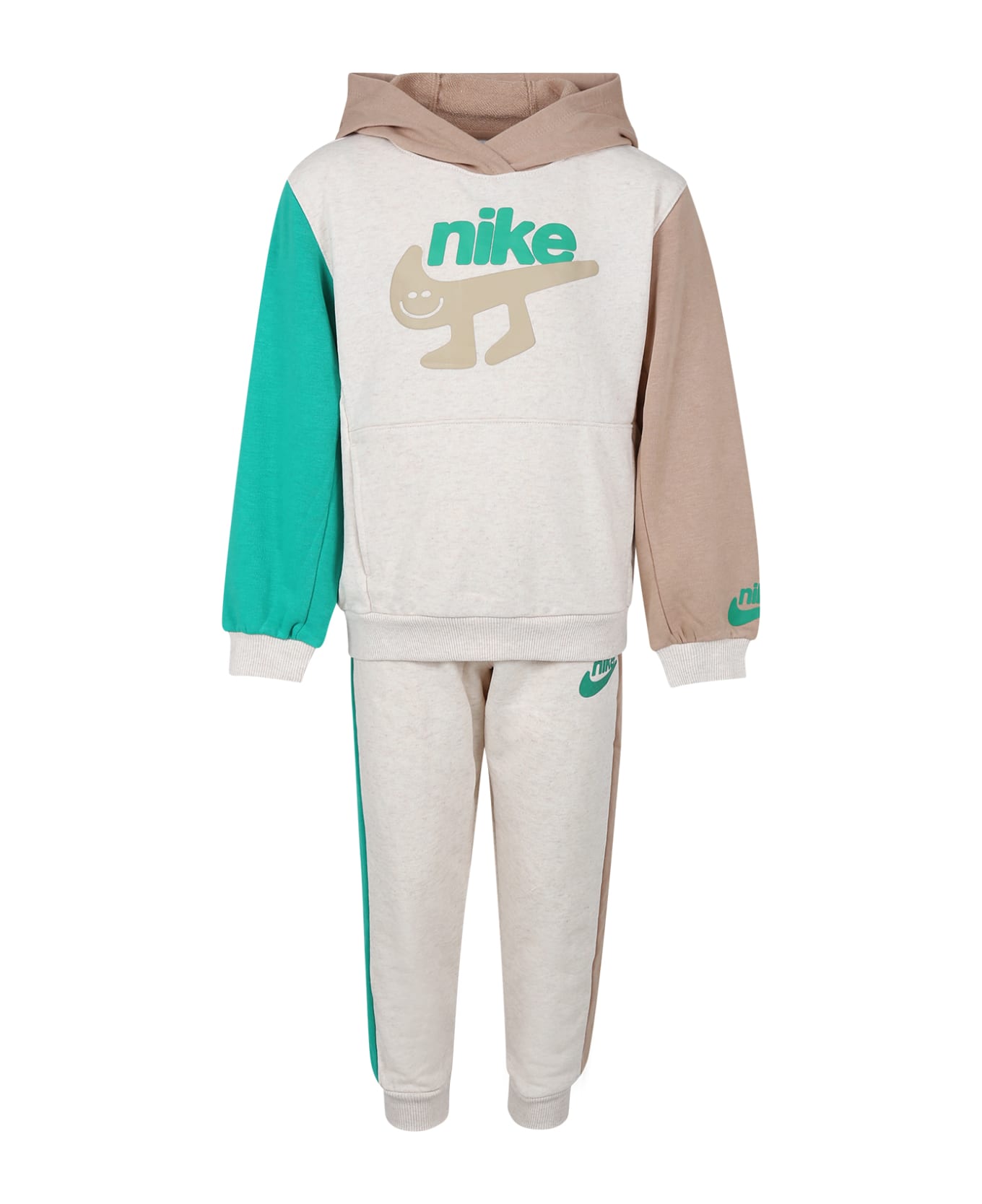 Nike Multicolored Set For Boy With Logo - Multicolor ボトムス
