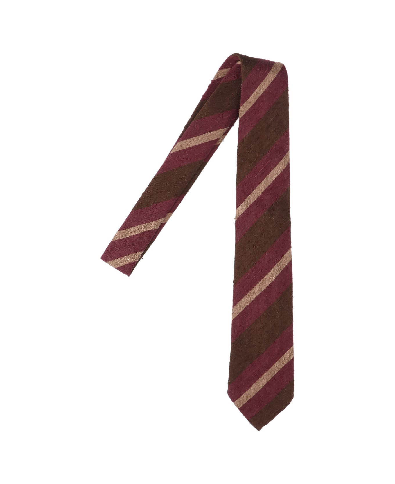 Finamore Striped Tie - Multicolor